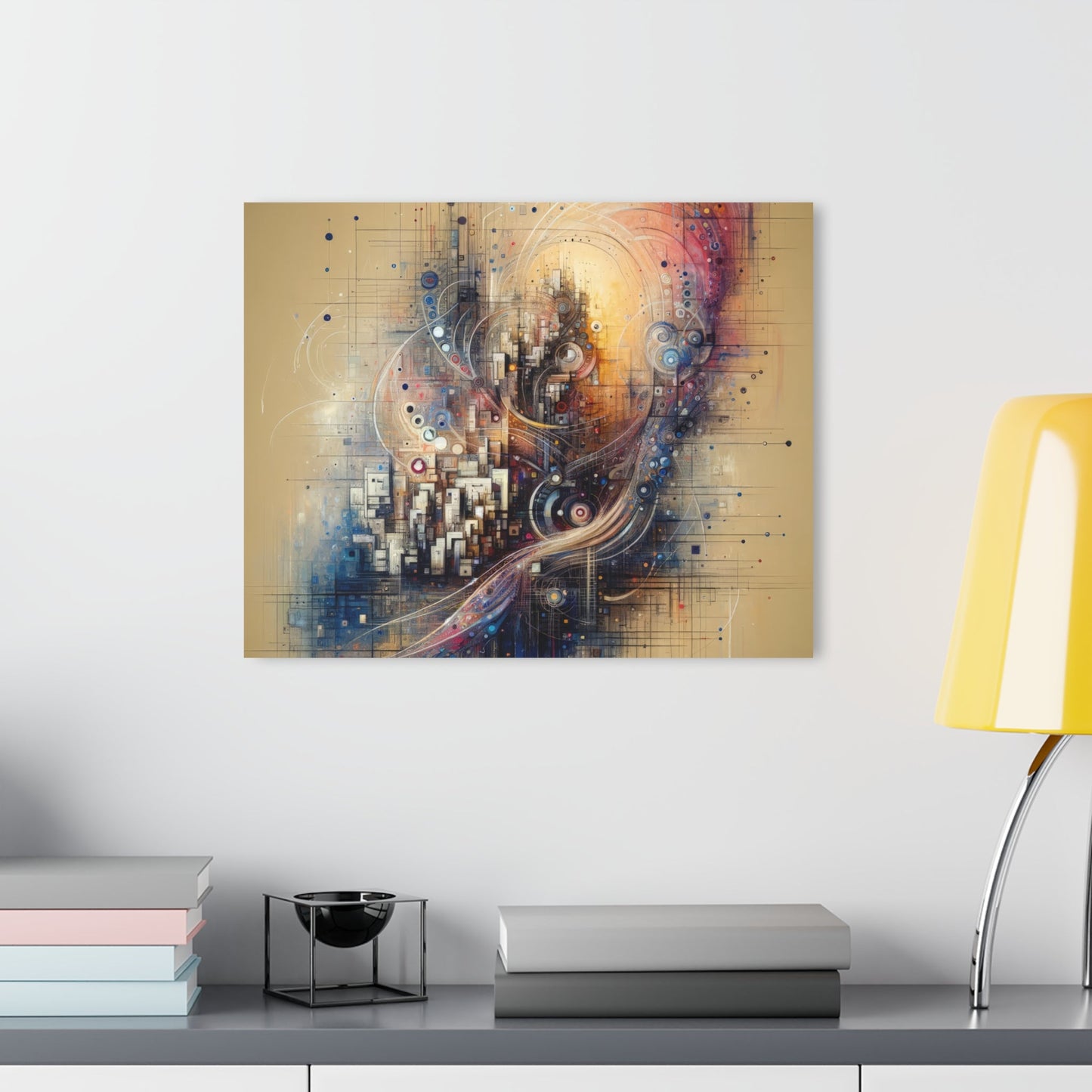 Digital Rhythmic Architecture Acrylic Prints (French Cleat Hanging) - ATUH.ART