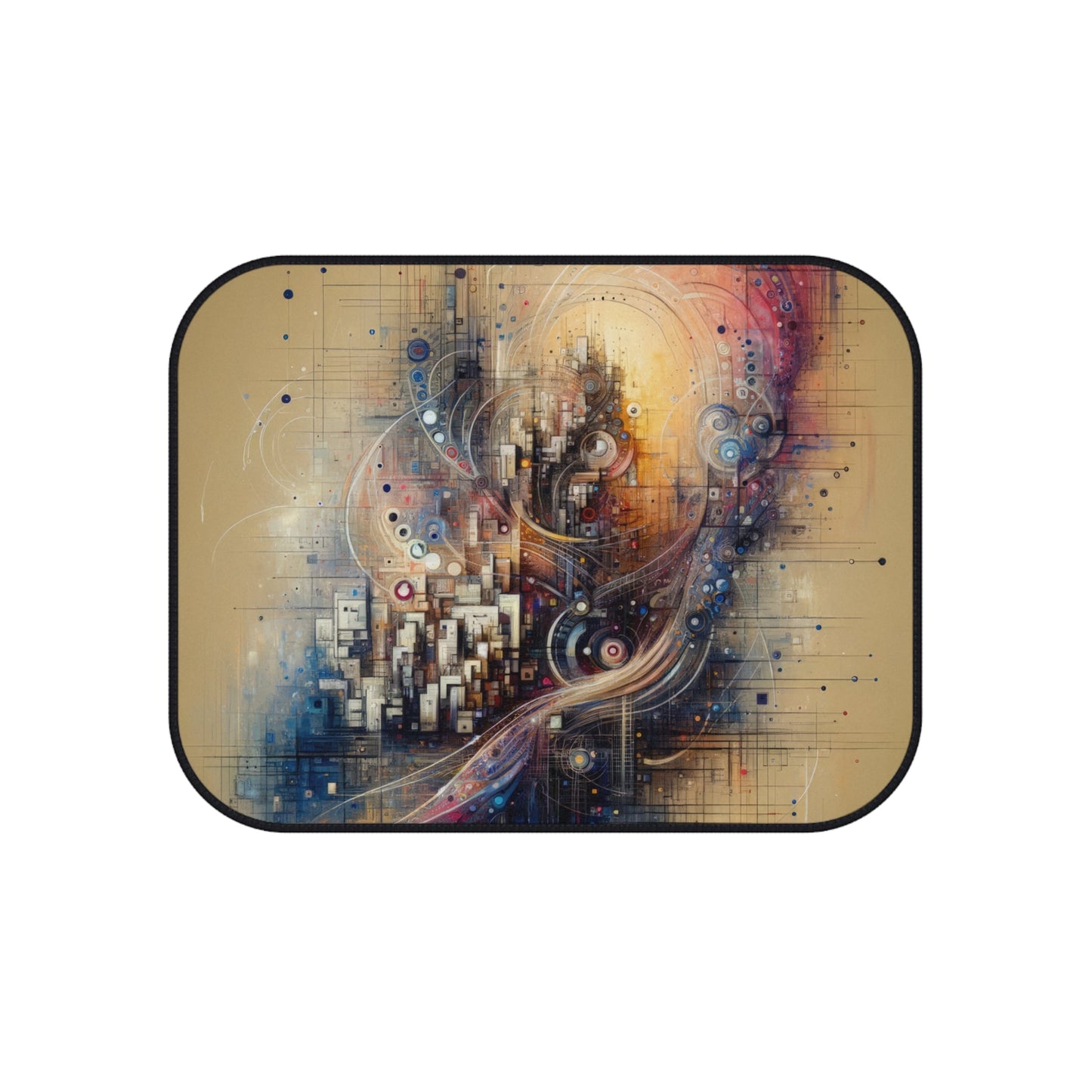 Digital Rhythmic Architecture Car Mats (Set of 4) - ATUH.ART