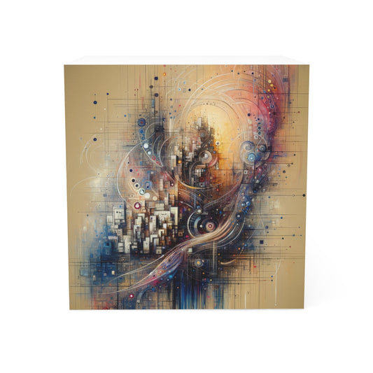 Digital Rhythmic Architecture Note Cube - ATUH.ART