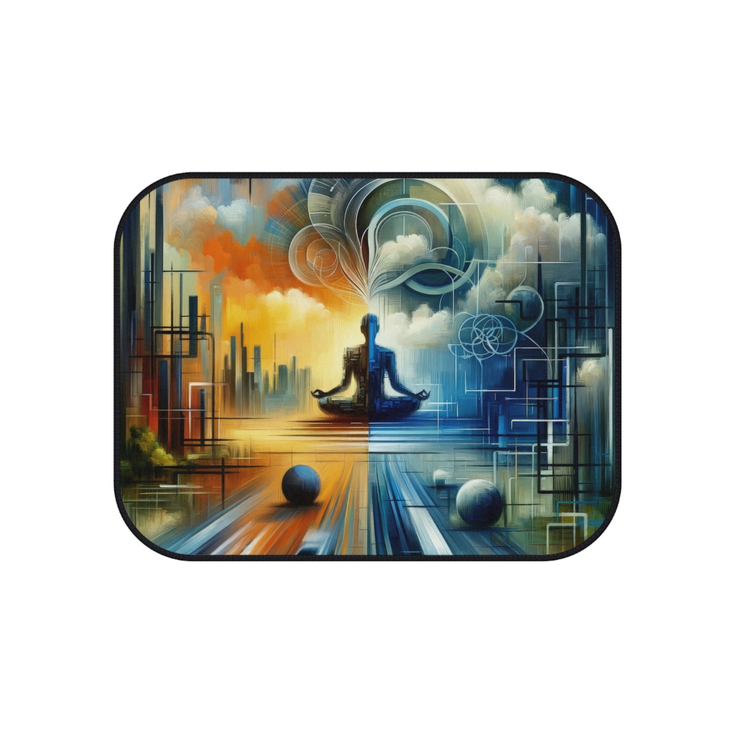 Digital Spiritual Journey Car Mats (Set of 4) - ATUH.ART