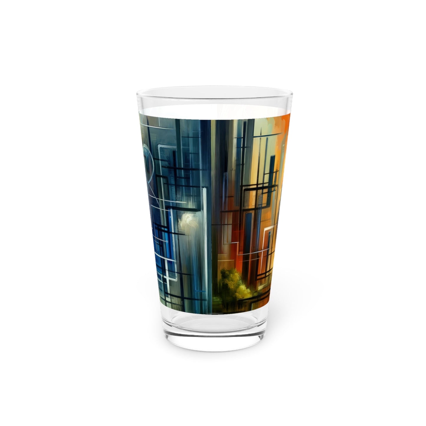 Digital Spiritual Journey Pint Glass, 16oz - ATUH.ART