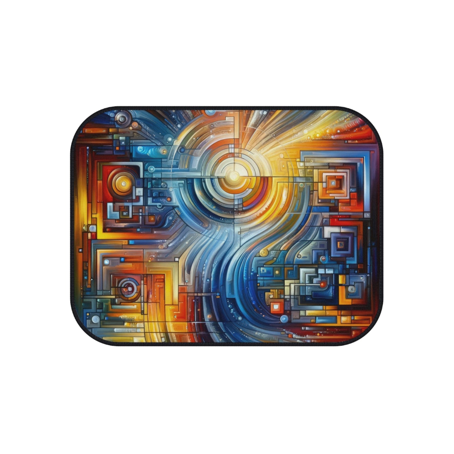 Digital Tachism Connectivity Car Mats (Set of 4) - ATUH.ART