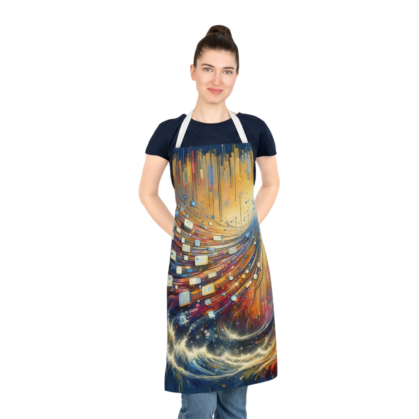 Digital Tapestry Weaving Adult Apron (AOP) - ATUH.ART