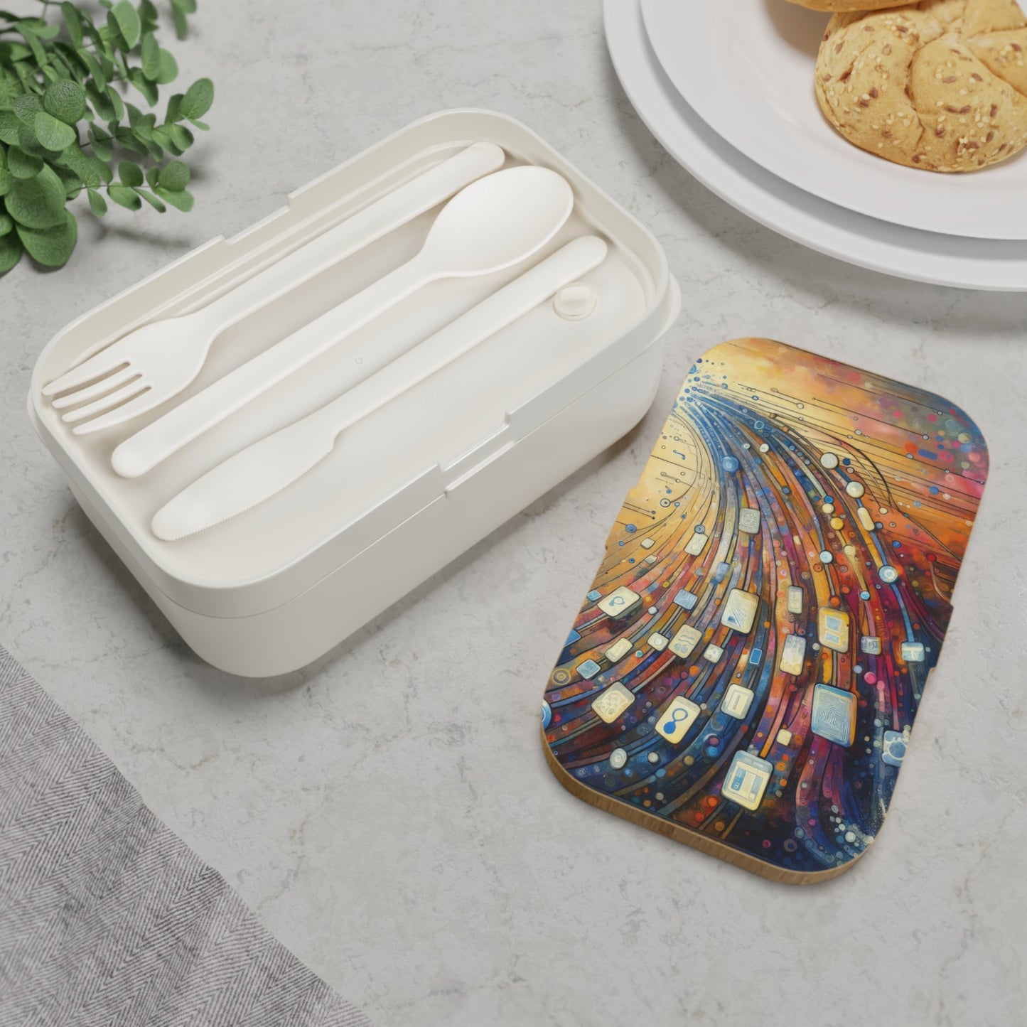 Digital Tapestry Weaving Bento Lunch Box - ATUH.ART