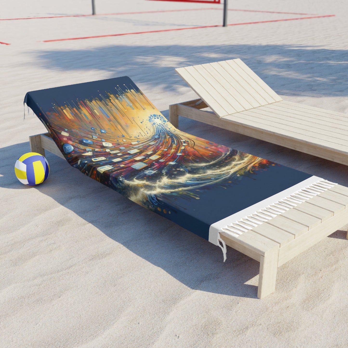 Digital Tapestry Weaving Boho Beach Cloth - ATUH.ART