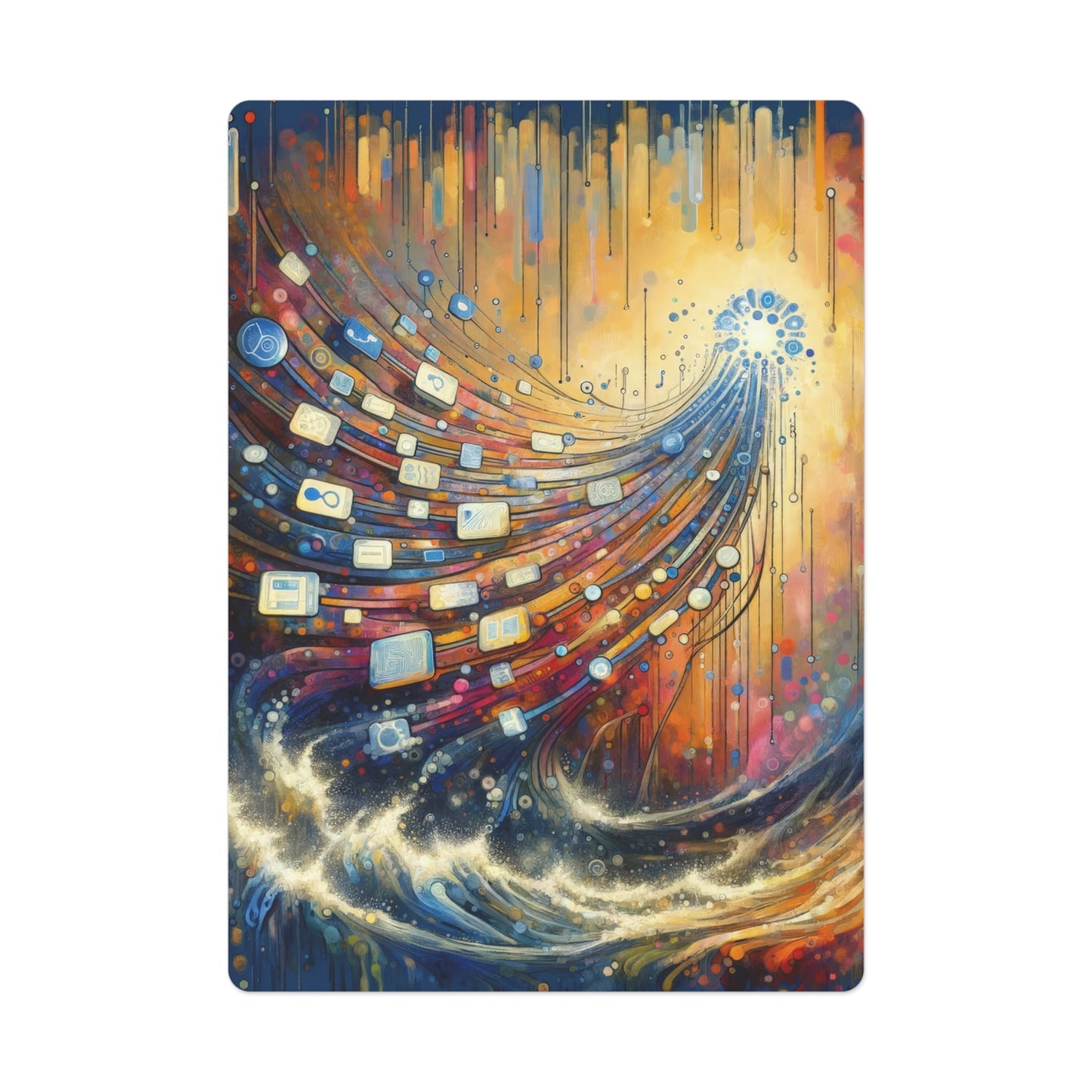 Digital Tapestry Weaving Poker Cards - ATUH.ART