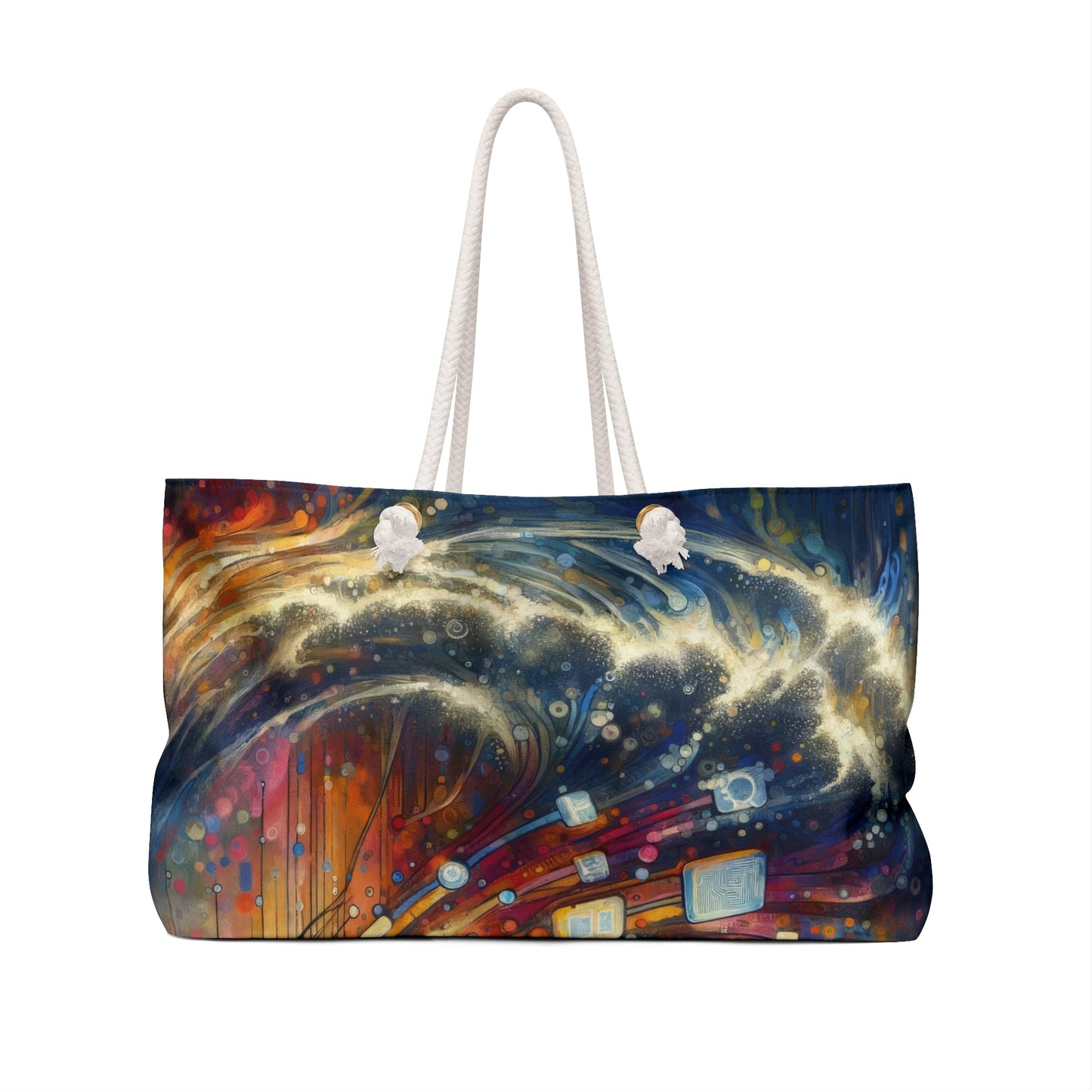 Digital Tapestry Weaving Weekender Bag - ATUH.ART