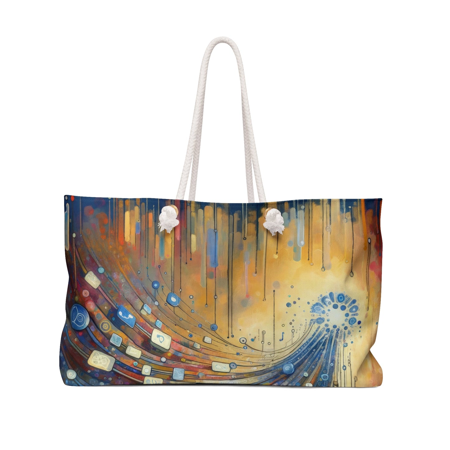 Digital Tapestry Weaving Weekender Bag - ATUH.ART