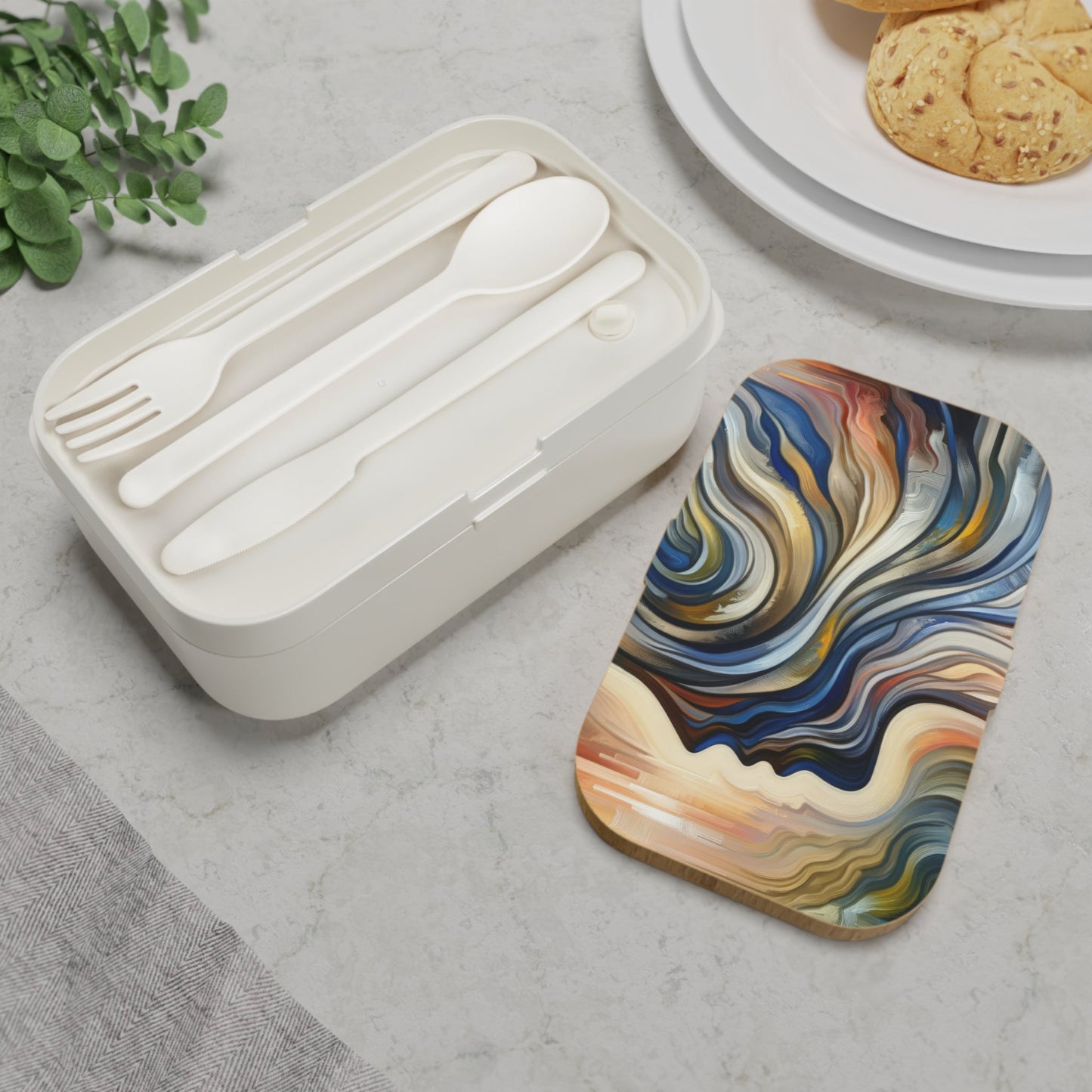 Diplomatic Emotional Currents Bento Lunch Box - ATUH.ART