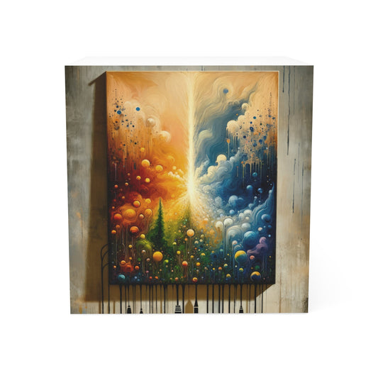 Disconnecting Harmonious Reconnection Note Cube - ATUH.ART