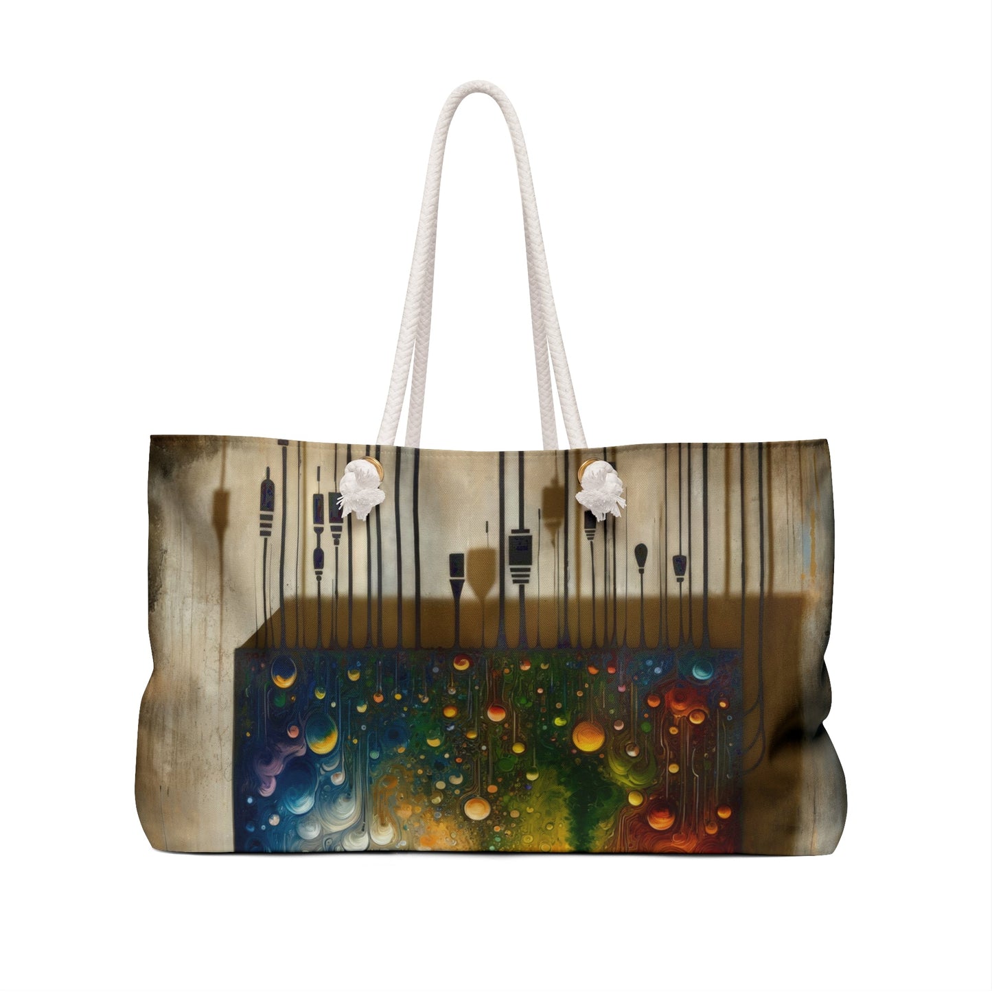Disconnecting Harmonious Reconnection Weekender Bag - ATUH.ART