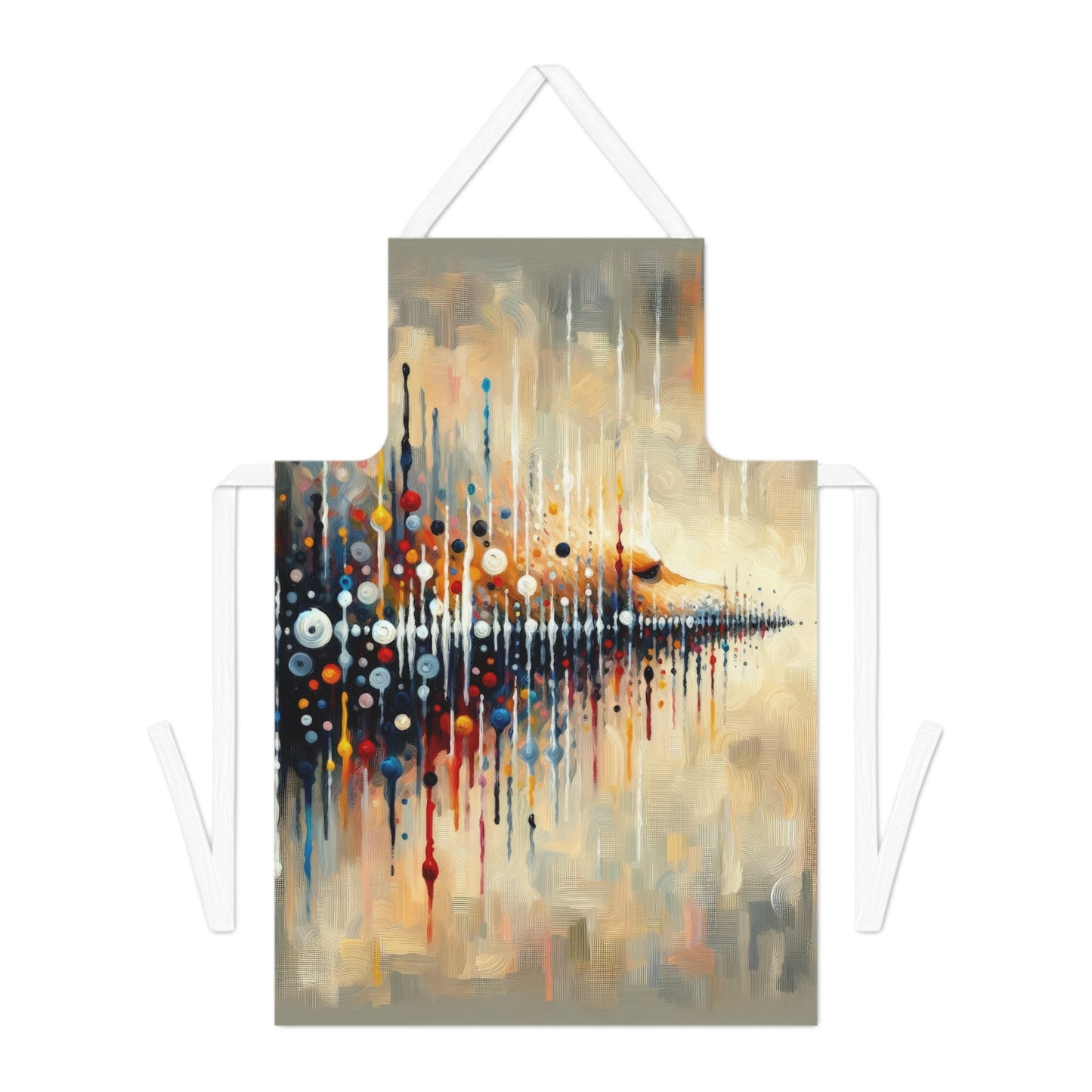 Distant Barking Echoes Adult Apron (AOP) - ATUH.ART