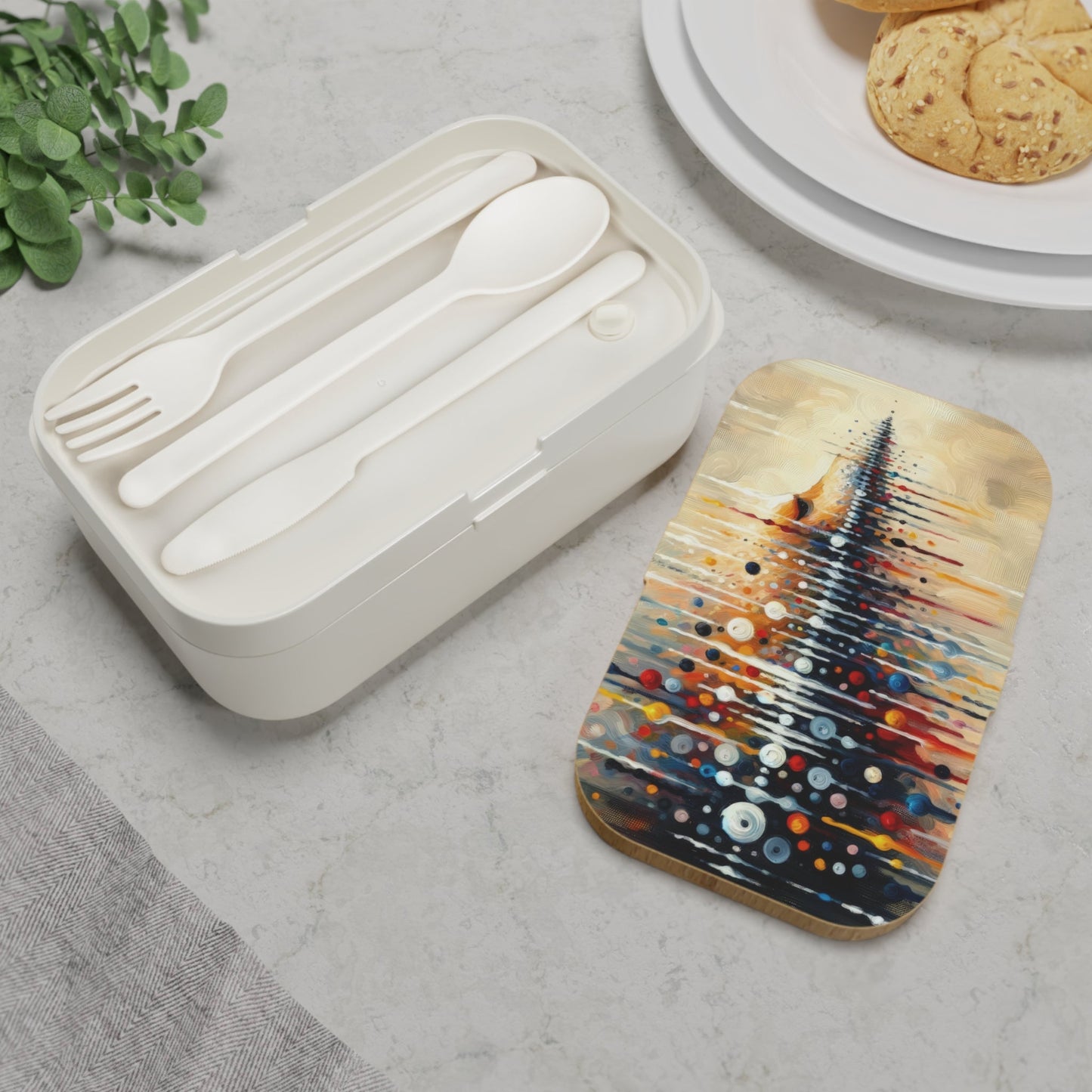 Distant Barking Echoes Bento Lunch Box - ATUH.ART