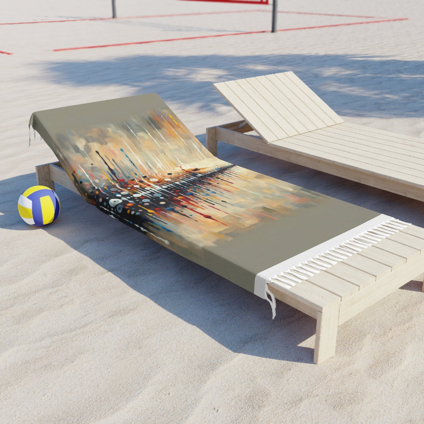 Distant Barking Echoes Boho Beach Cloth - ATUH.ART