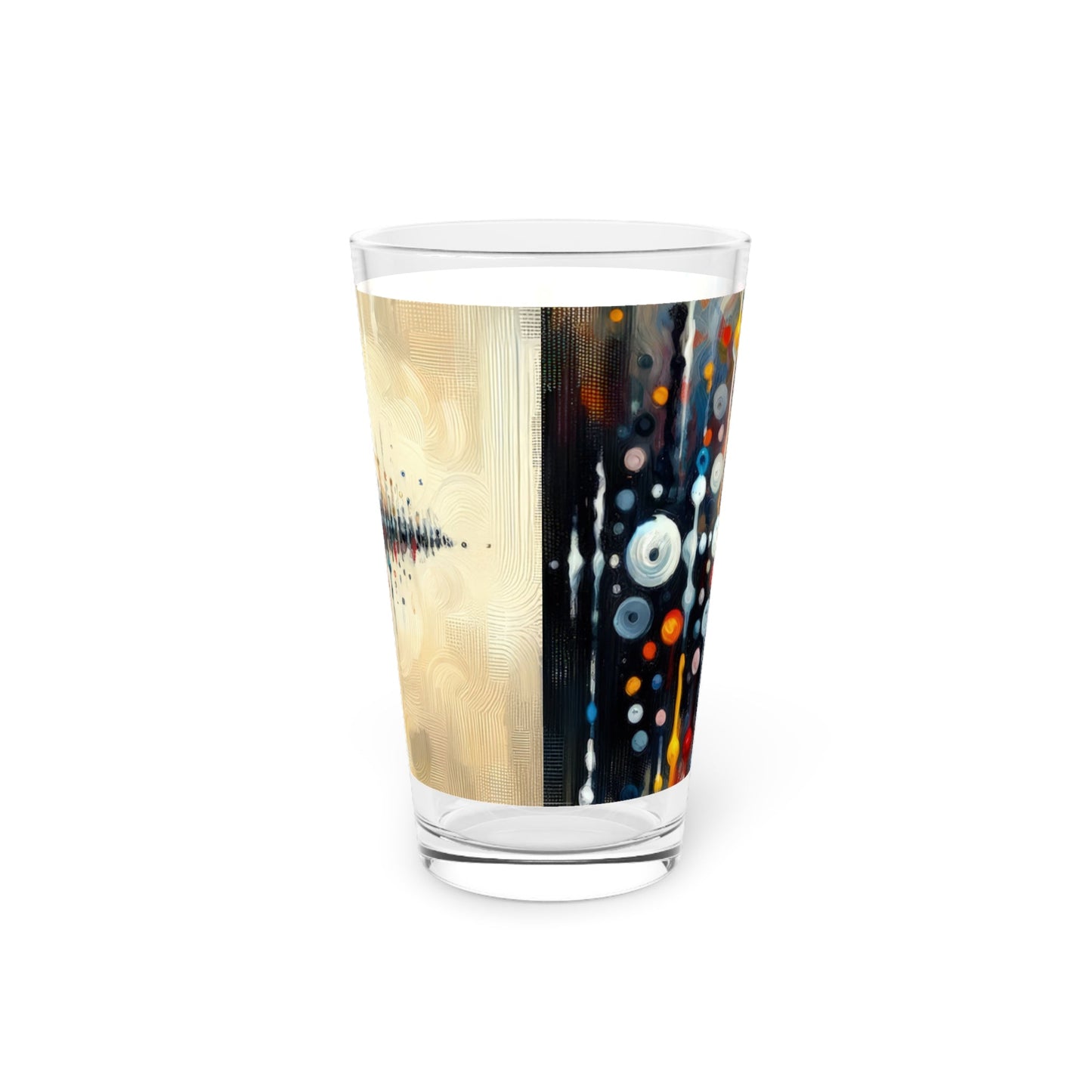 Distant Barking Echoes Pint Glass, 16oz - ATUH.ART