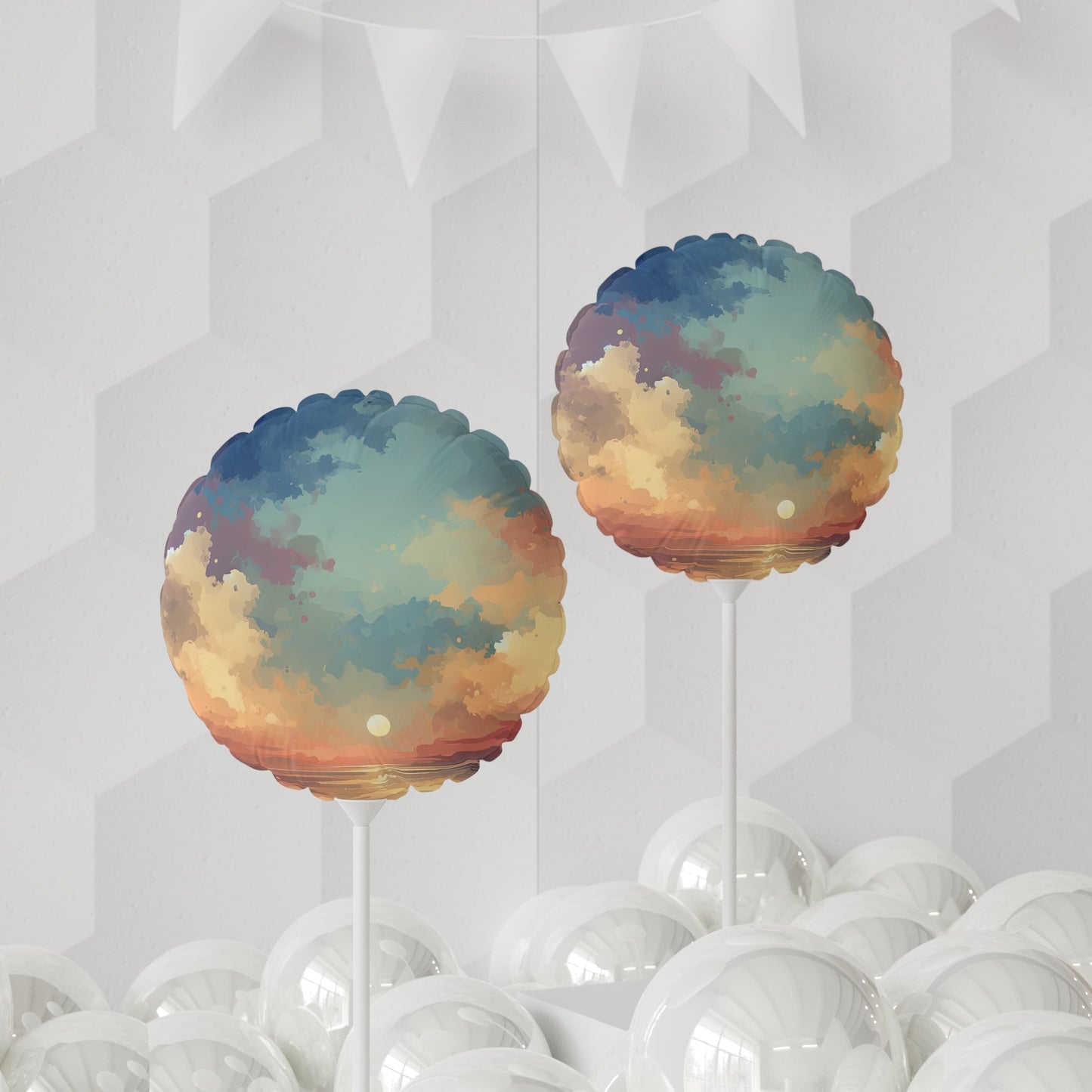 Dusky Sky Glow Balloon (Round and Heart-shaped), 11" - ATUH.ART