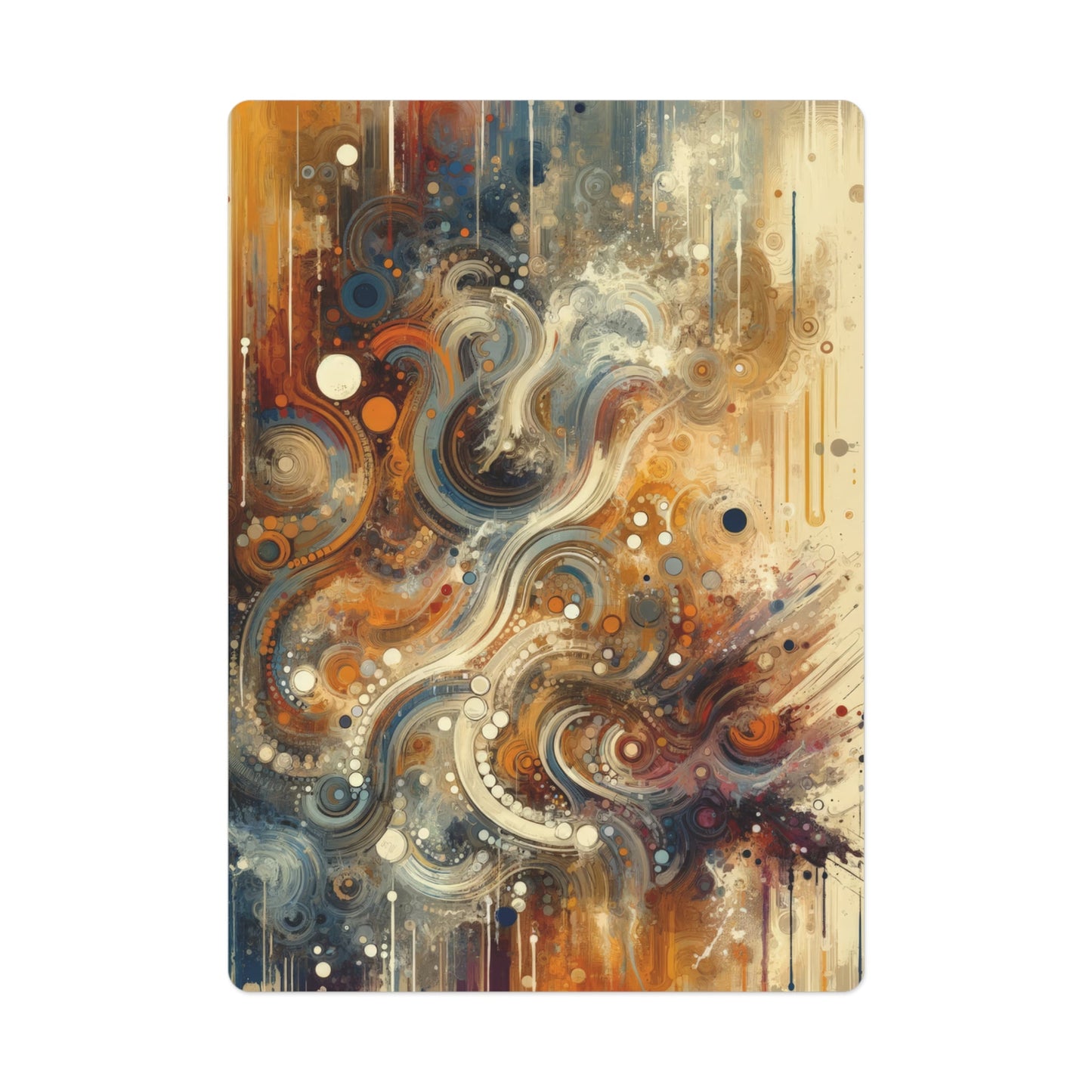 Dynamic Cultural Mosaic Poker Cards - ATUH.ART