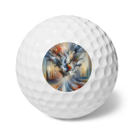 Dynamic External Influence Golf Balls, 6pcs - ATUH.ART