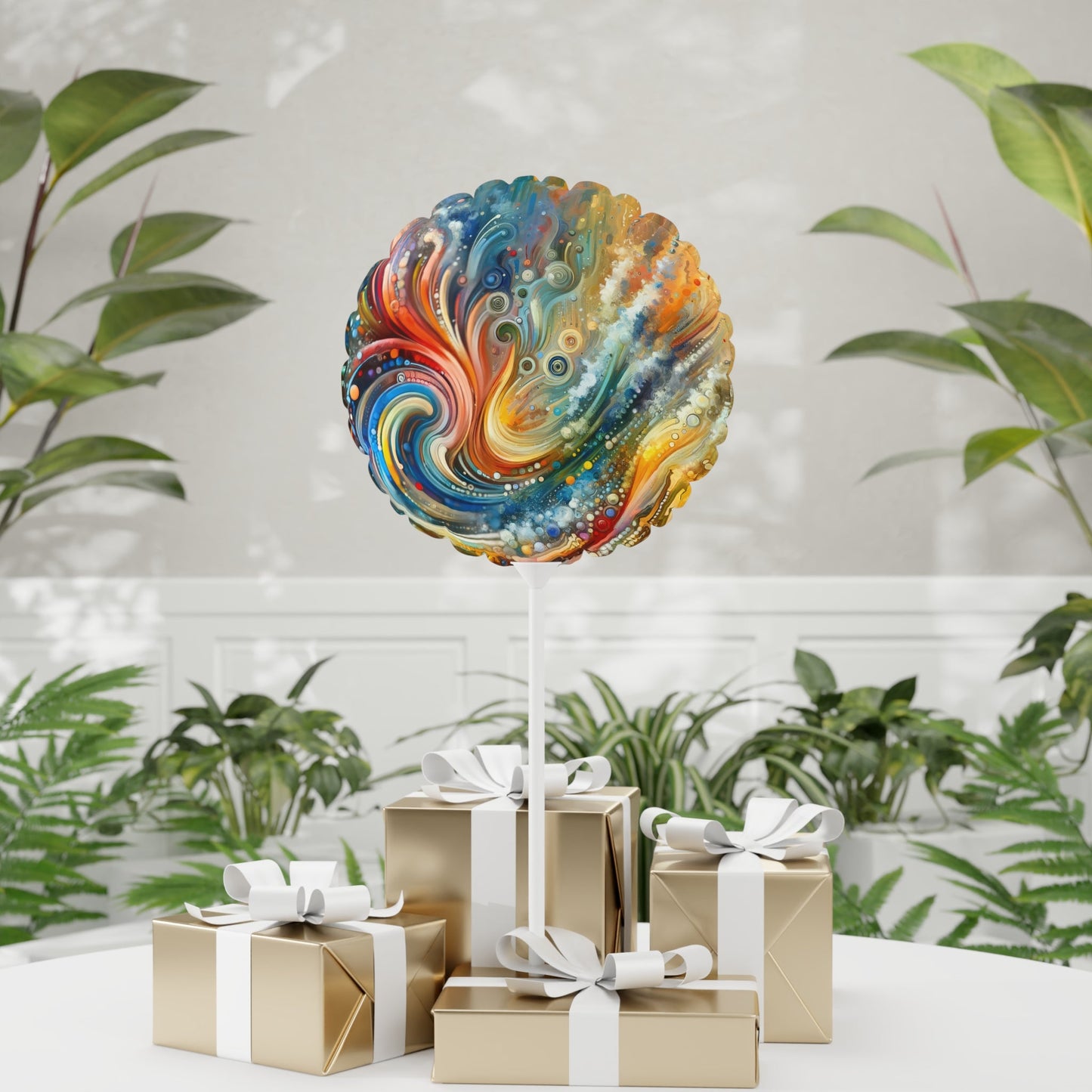 Dynamic Unity Tapestry Balloon (Round and Heart-shaped), 11" - ATUH.ART