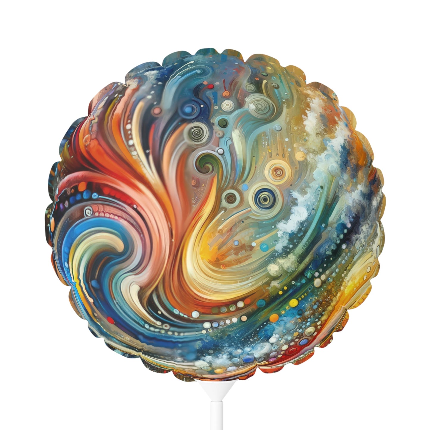 Dynamic Unity Tapestry Balloon (Round and Heart-shaped), 11" - ATUH.ART