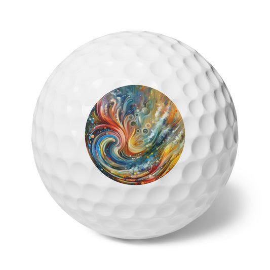 Dynamic Unity Tapestry Golf Balls, 6pcs - ATUH.ART