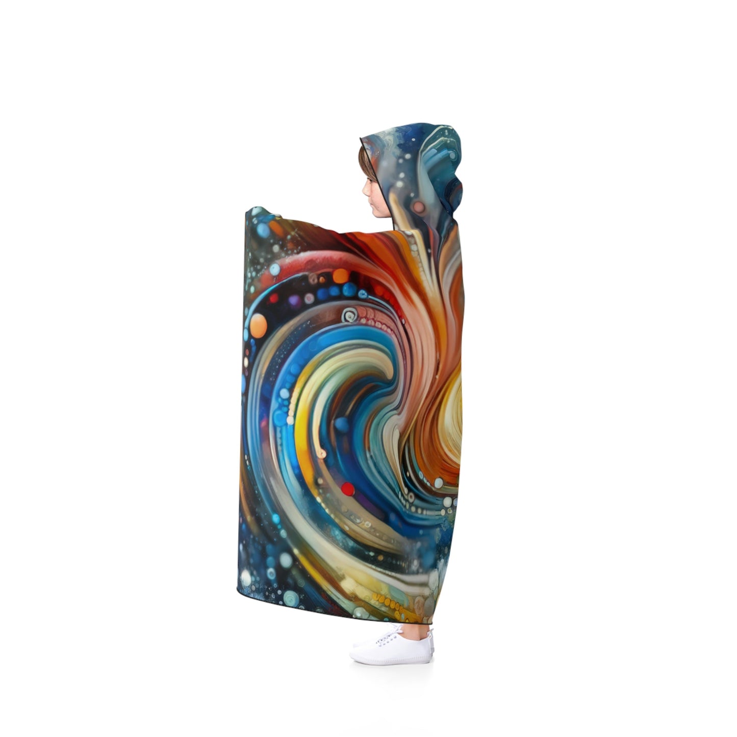 Dynamic Unity Tapestry Hooded Blanket - ATUH.ART