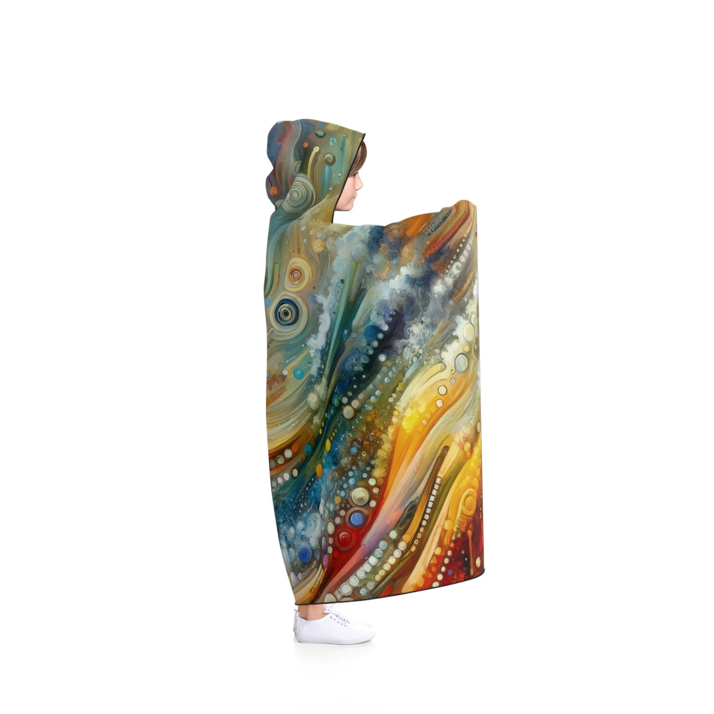 Dynamic Unity Tapestry Hooded Blanket - ATUH.ART