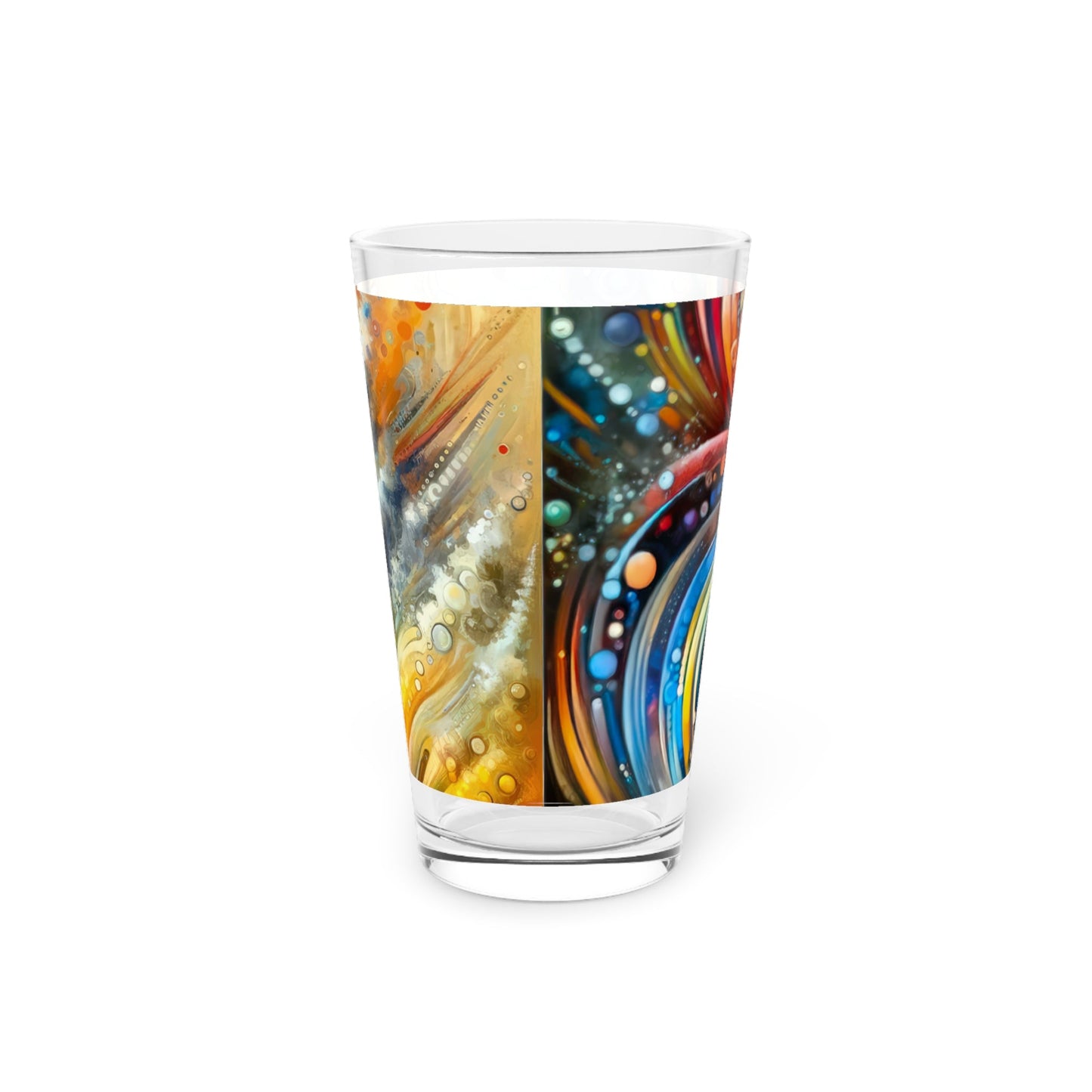 Dynamic Unity Tapestry Pint Glass, 16oz - ATUH.ART