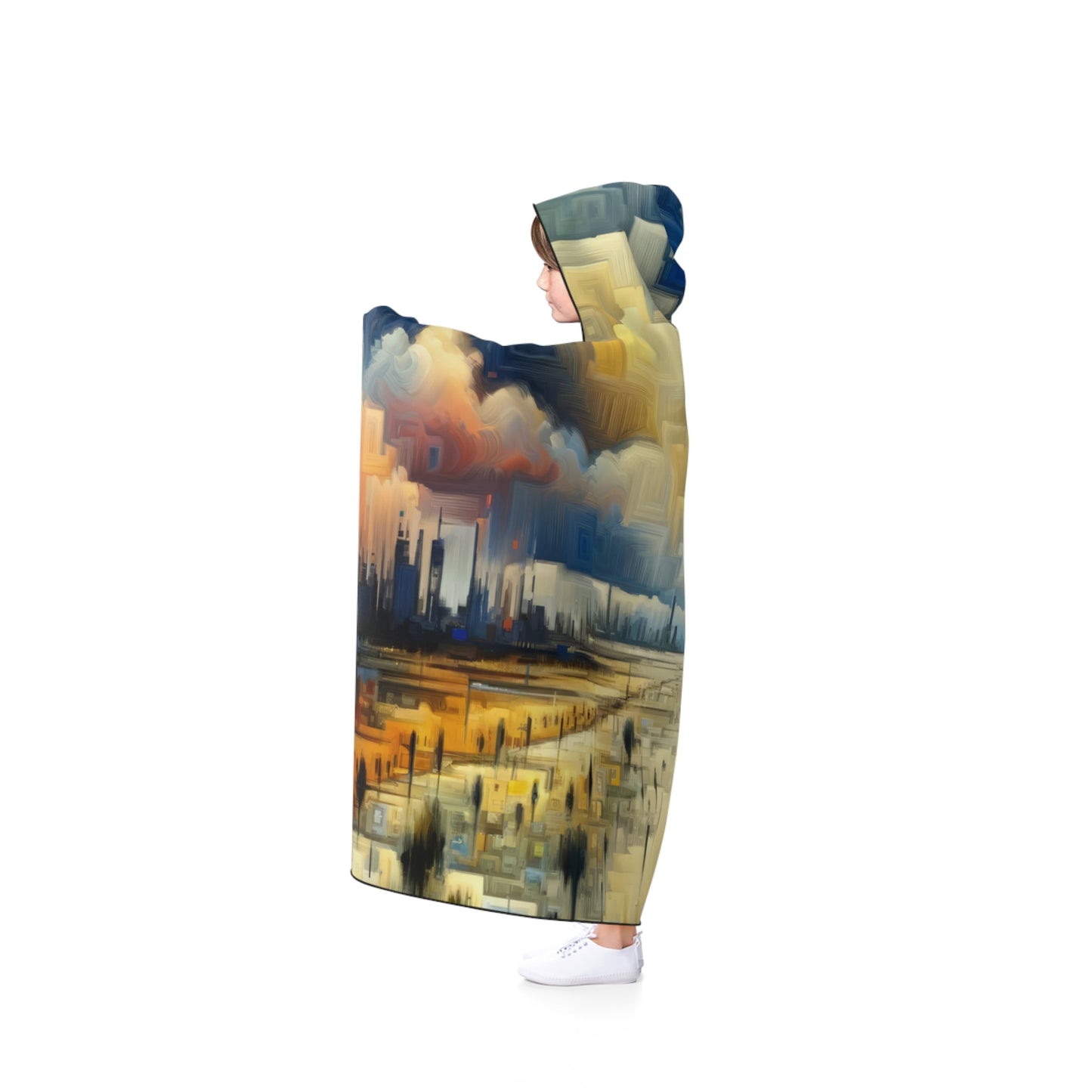 Earnest Gathering Rainwater Hooded Blanket - ATUH.ART