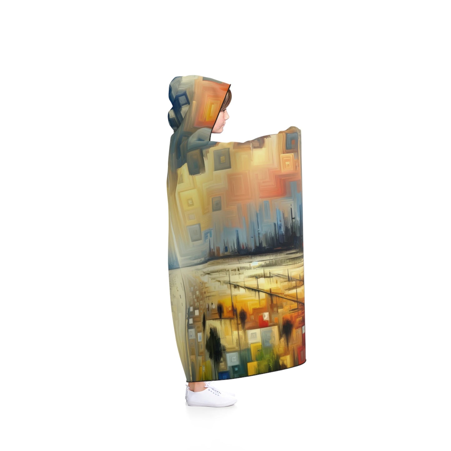Earnest Gathering Rainwater Hooded Blanket - ATUH.ART