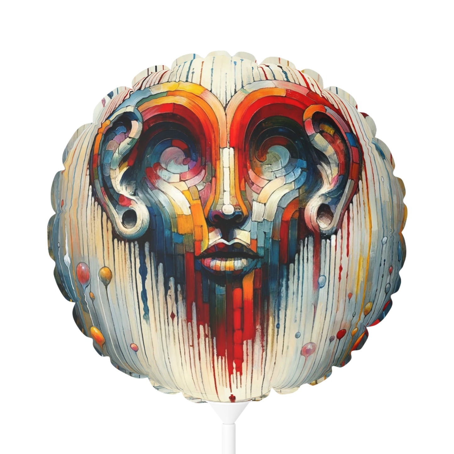 Ears Heart Expression Balloon (Round and Heart-shaped), 11" - ATUH.ART