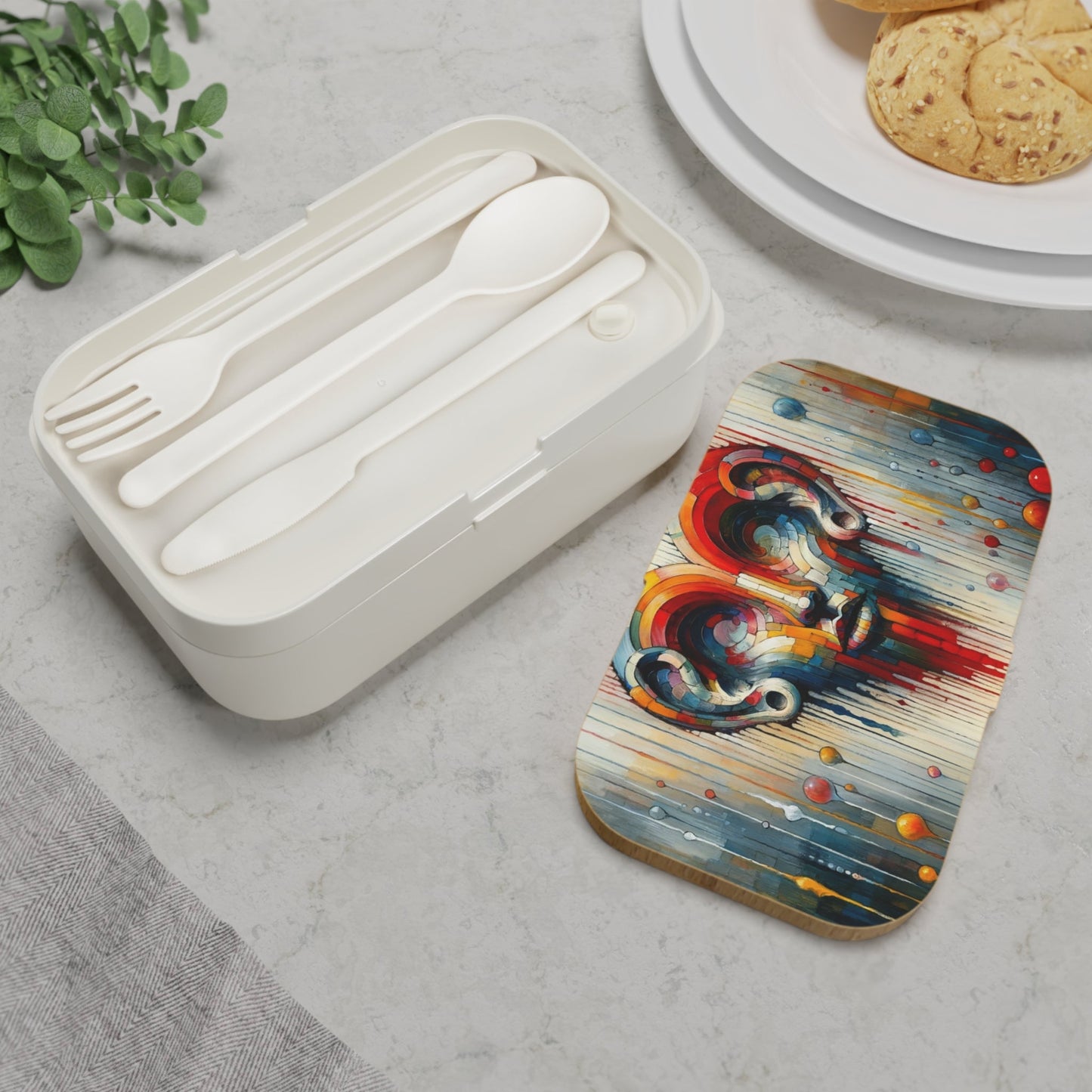 Ears Heart Expression Bento Lunch Box - ATUH.ART