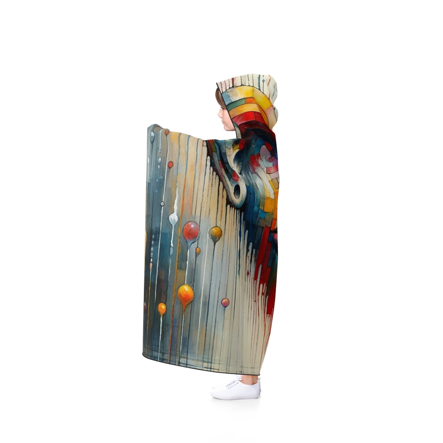 Ears Heart Expression Hooded Blanket - ATUH.ART