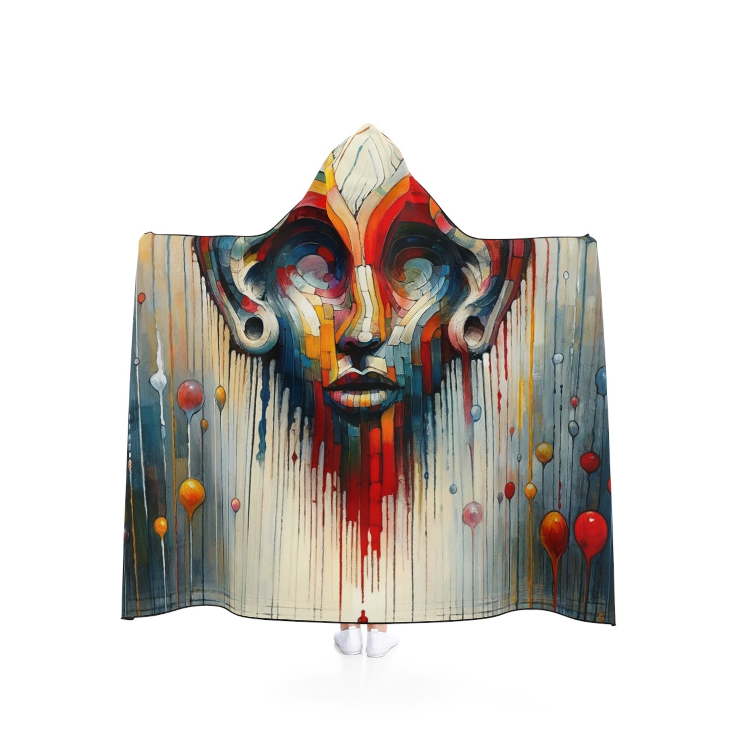 Ears Heart Expression Hooded Blanket - ATUH.ART