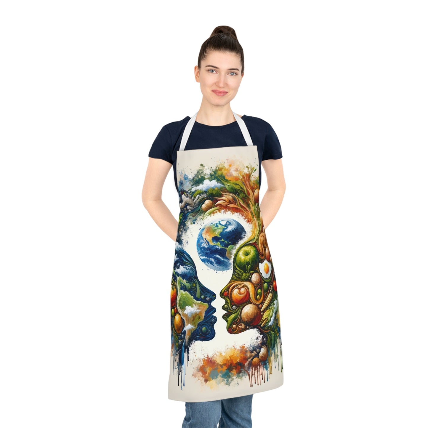 Earthly Dialogue Feast Adult Apron (AOP) - ATUH.ART