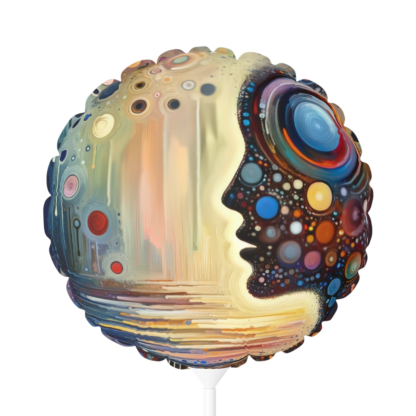 Echoed Intrinsic Universality Balloon (Round and Heart-shaped), 11" - ATUH.ART