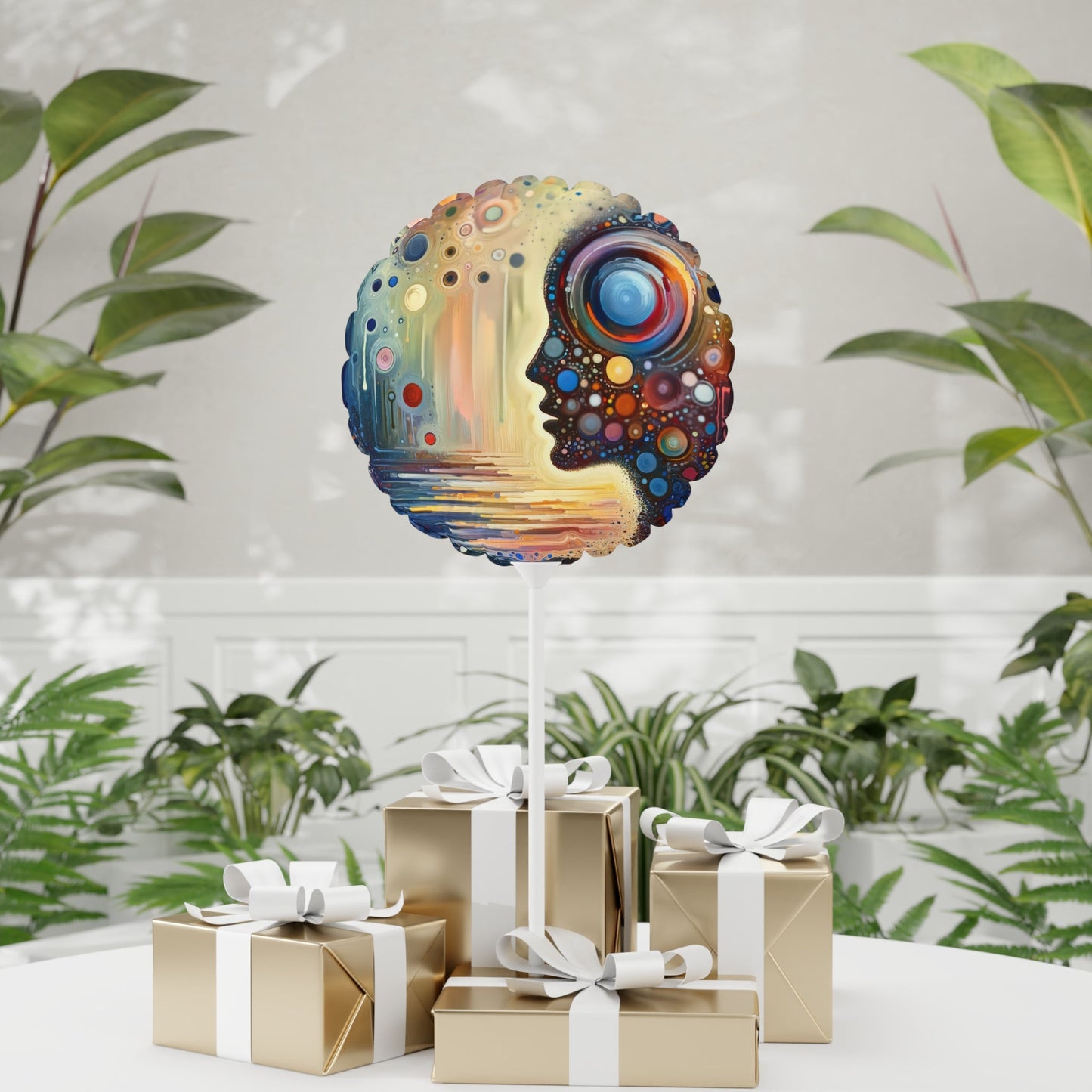 Echoed Intrinsic Universality Balloon (Round and Heart-shaped), 11" - ATUH.ART