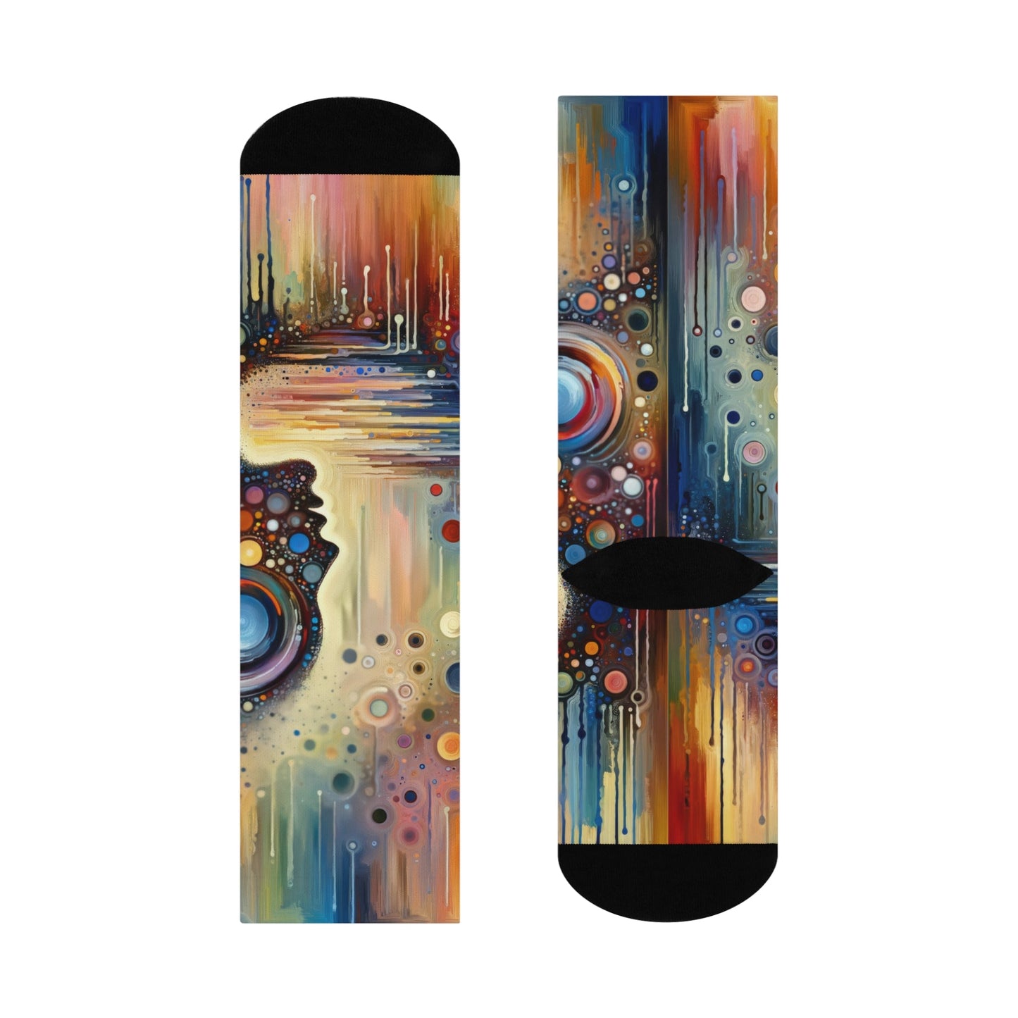 Echoed Intrinsic Universality Cushioned Crew Socks - ATUH.ART
