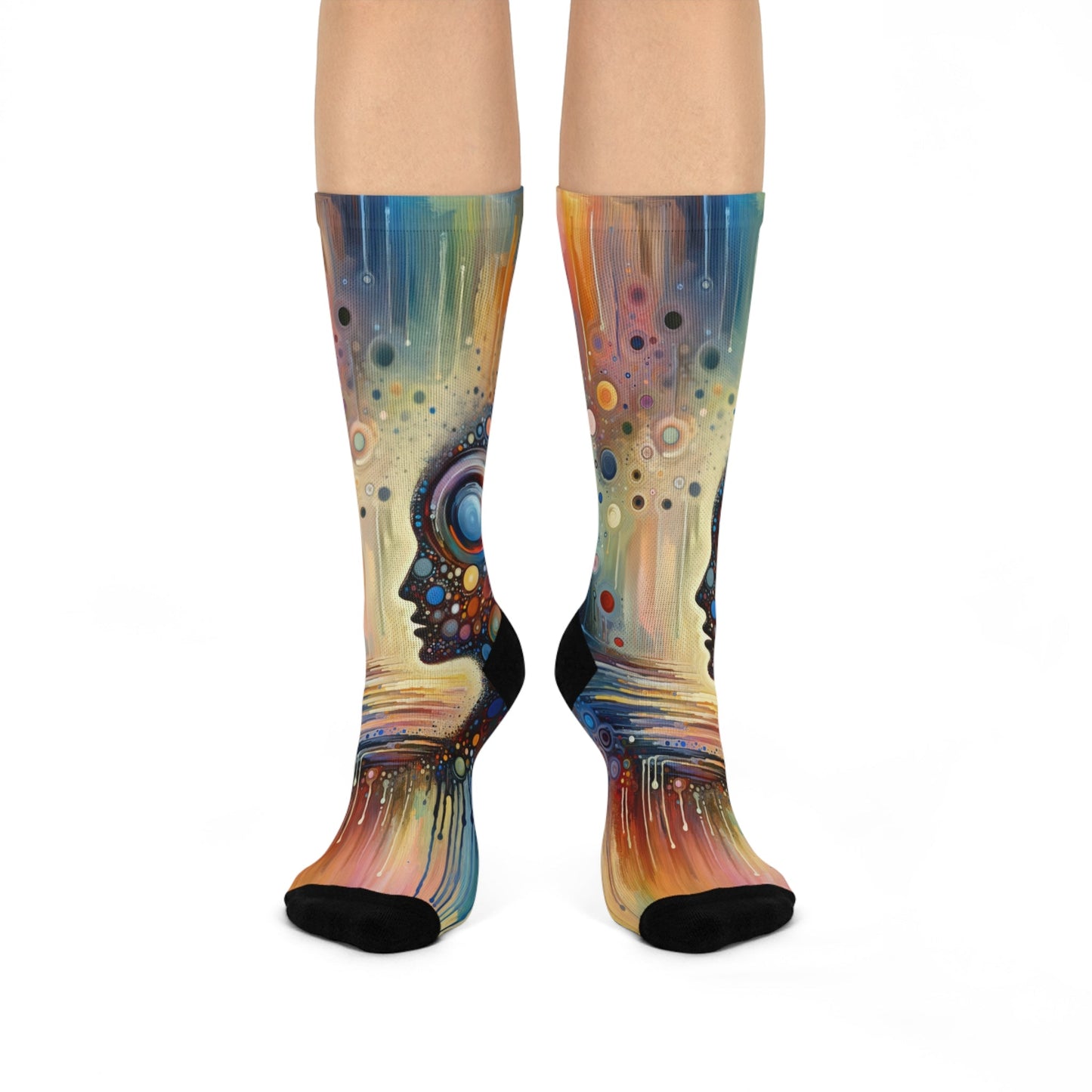 Echoed Intrinsic Universality Cushioned Crew Socks - ATUH.ART