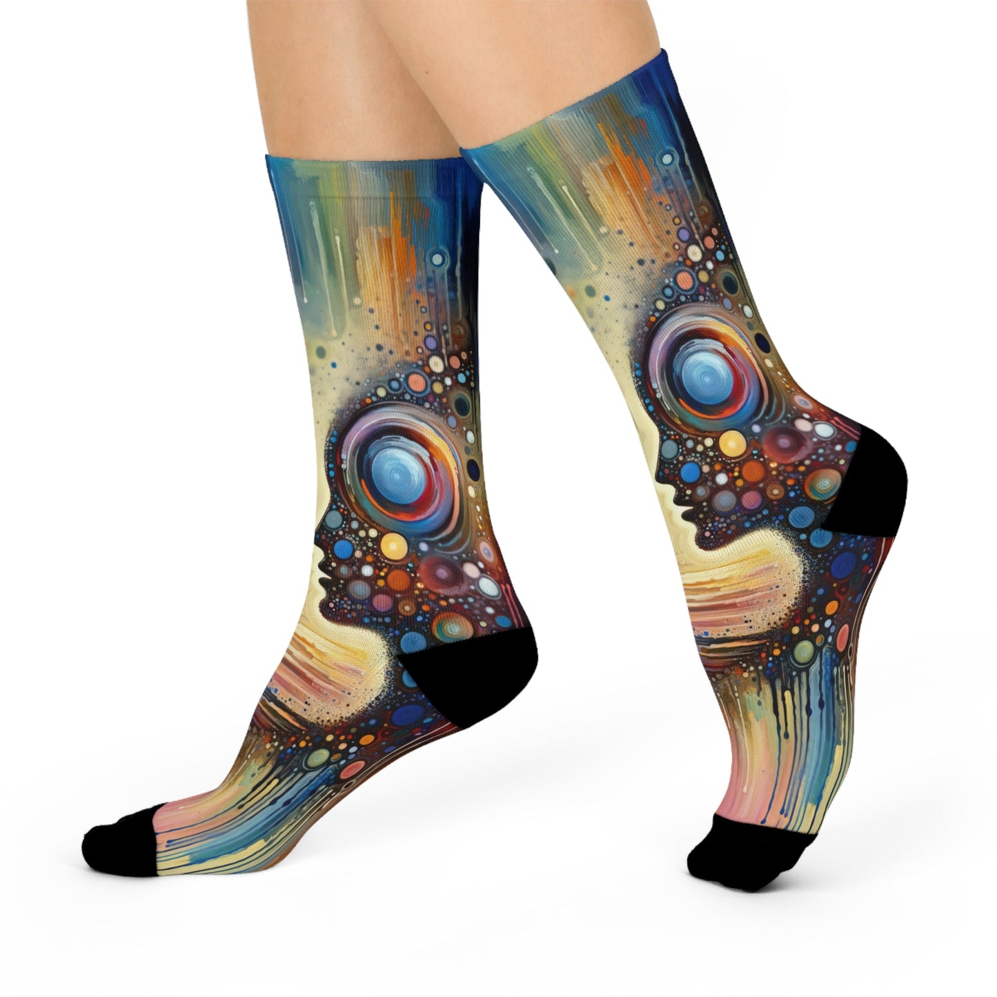Echoed Intrinsic Universality Cushioned Crew Socks - ATUH.ART