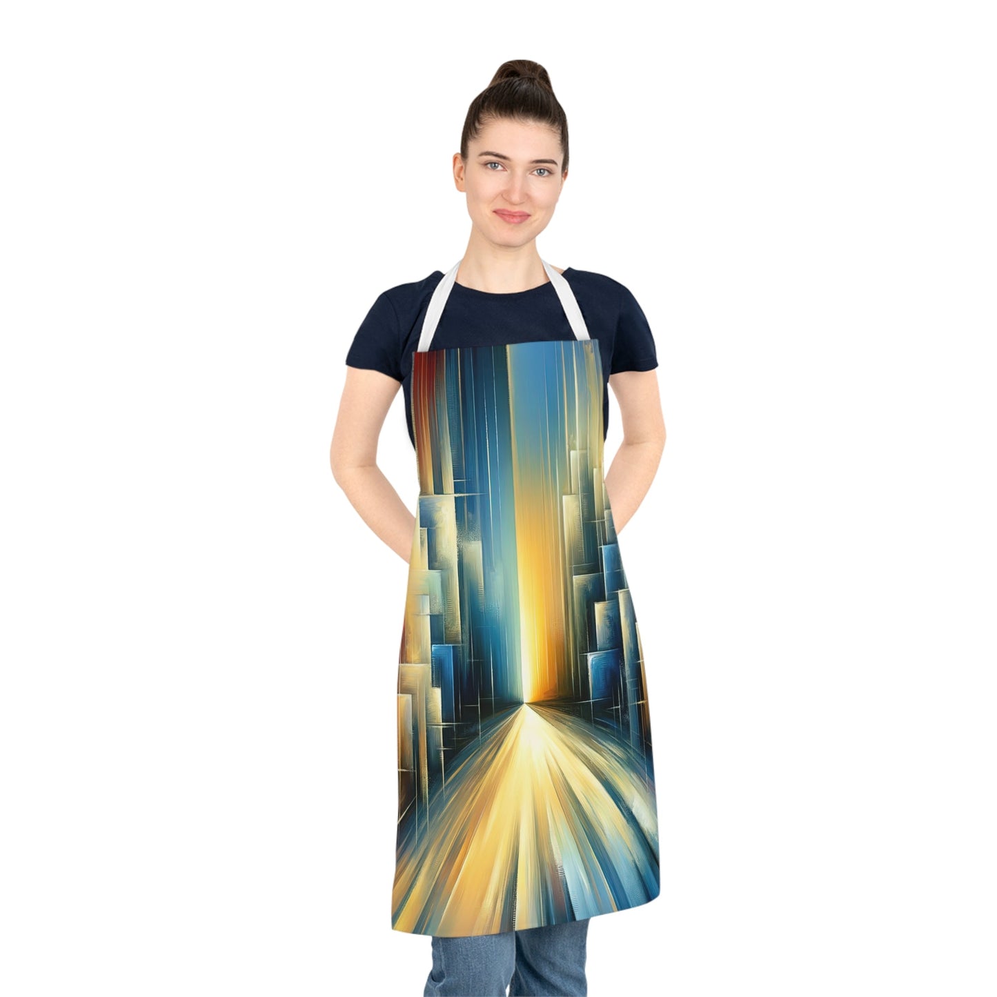 Echoes Dissolving Light Adult Apron (AOP) - ATUH.ART