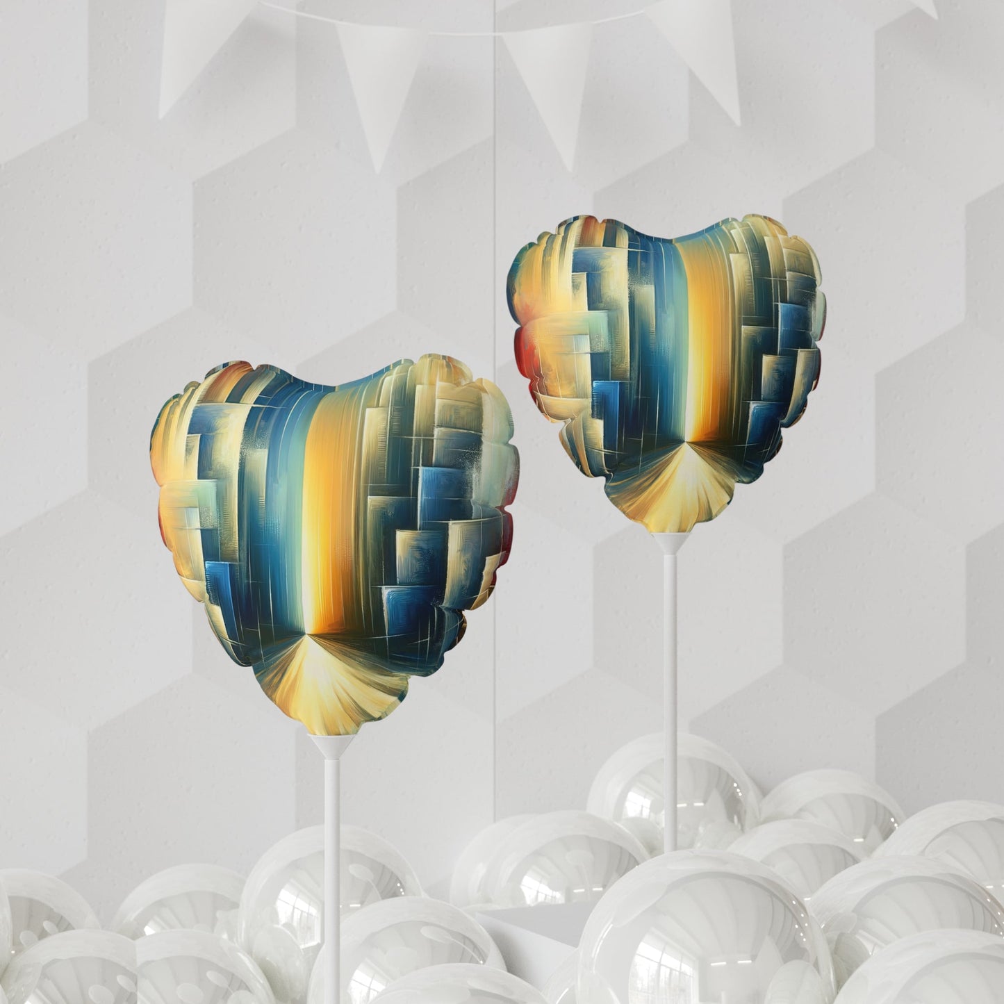 Echoes Dissolving Light Balloon (Round and Heart-shaped), 11" - ATUH.ART