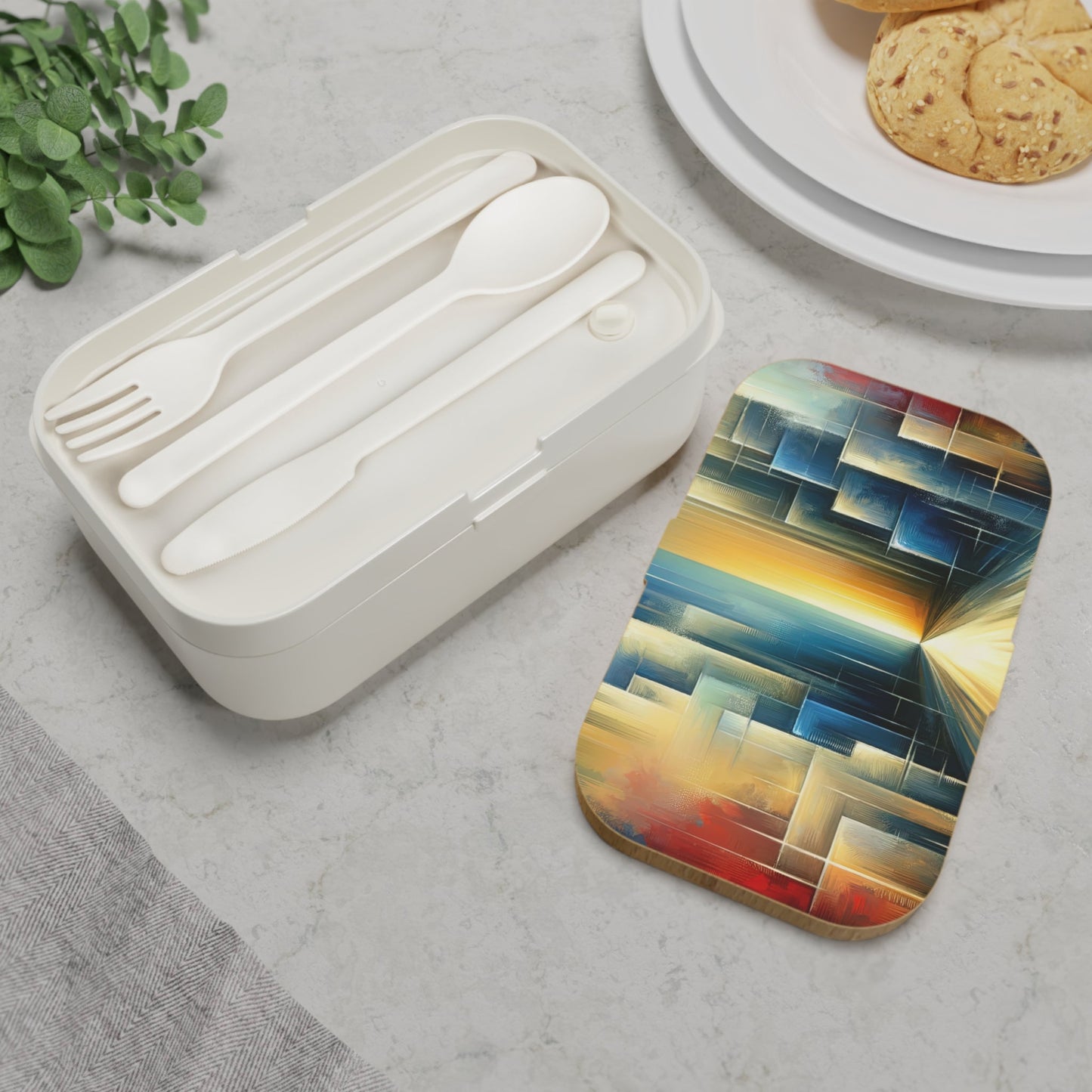 Echoes Dissolving Light Bento Lunch Box - ATUH.ART