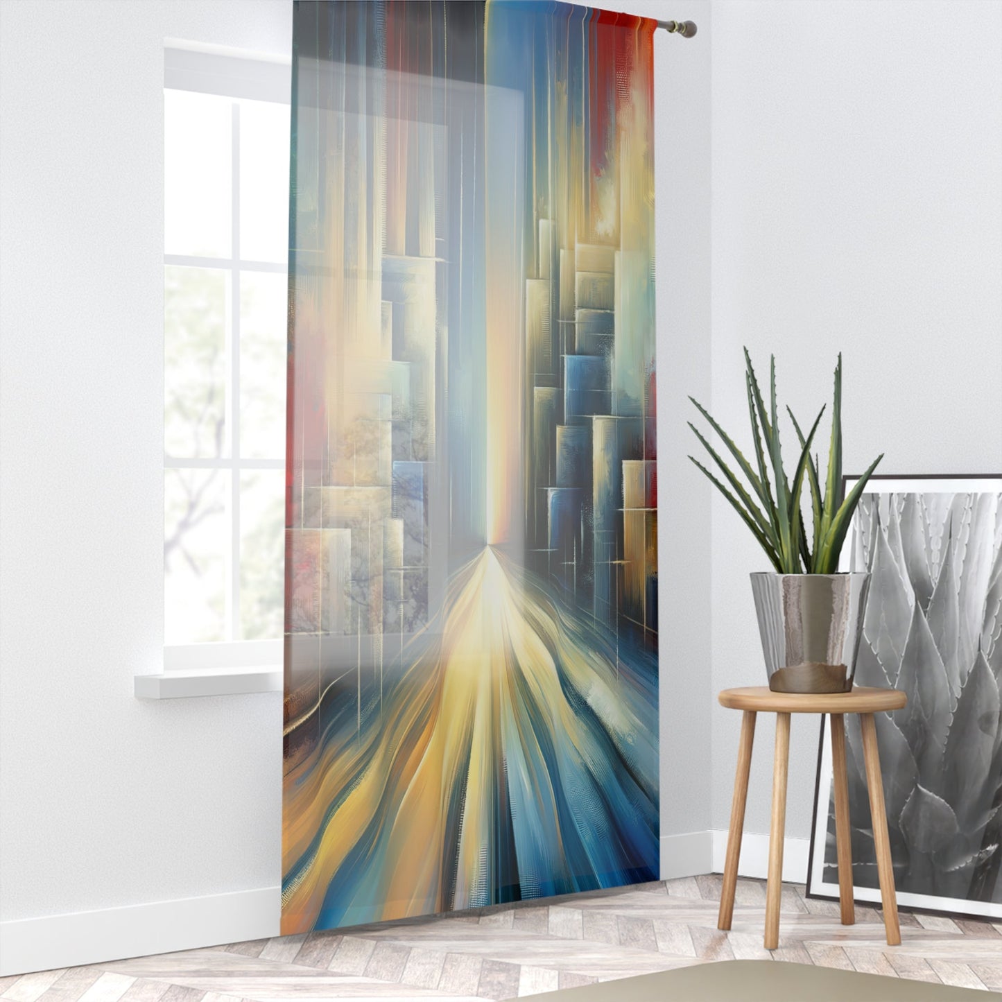Echoes Dissolving Light Window Curtain - ATUH.ART