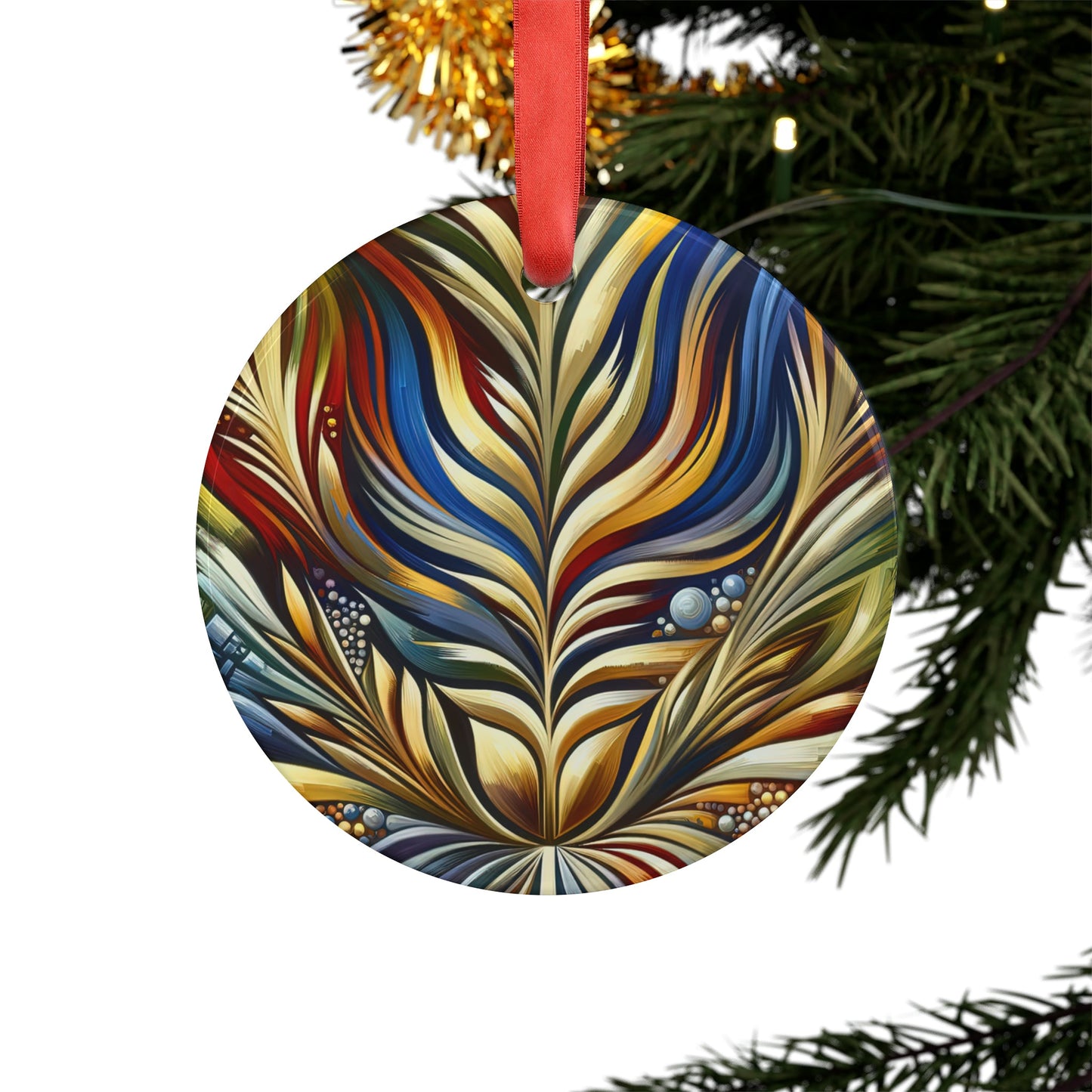 Efficacy Seed Growth Acrylic Ornament with Ribbon - ATUH.ART