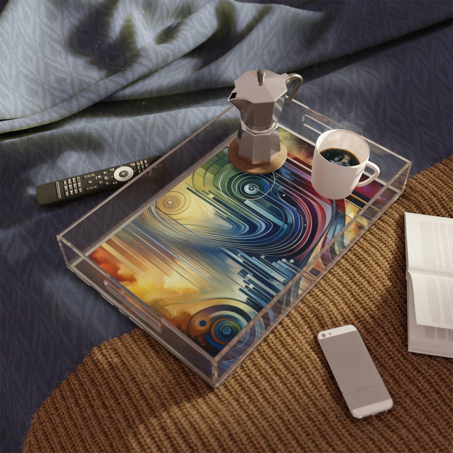Effort Amplifies Outcome Acrylic Serving Tray - ATUH.ART