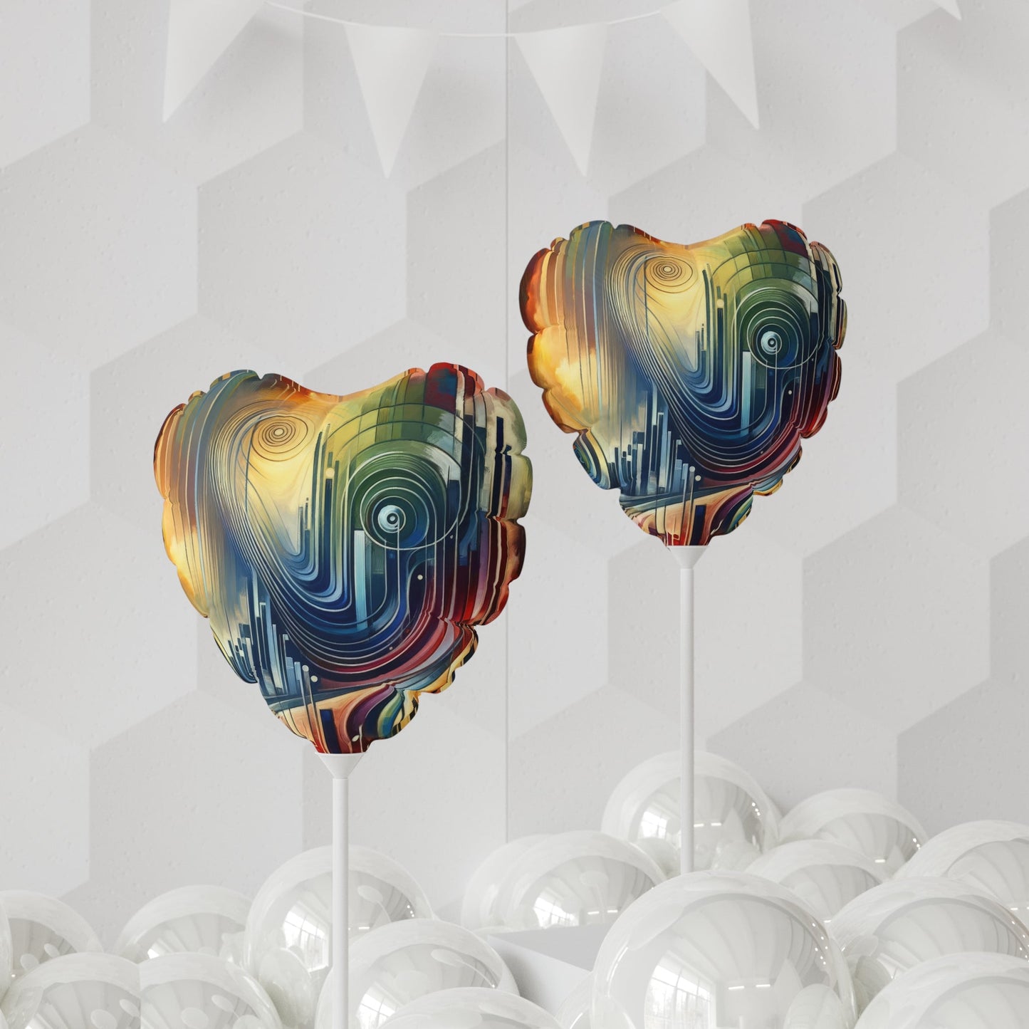 Effort Amplifies Outcome Balloon (Round and Heart-shaped), 11" - ATUH.ART