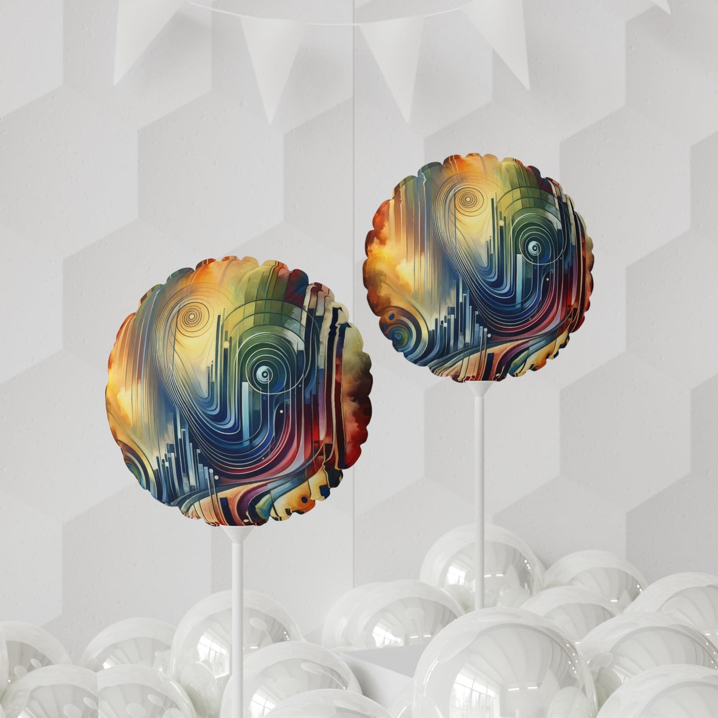 Effort Amplifies Outcome Balloon (Round and Heart-shaped), 11" - ATUH.ART