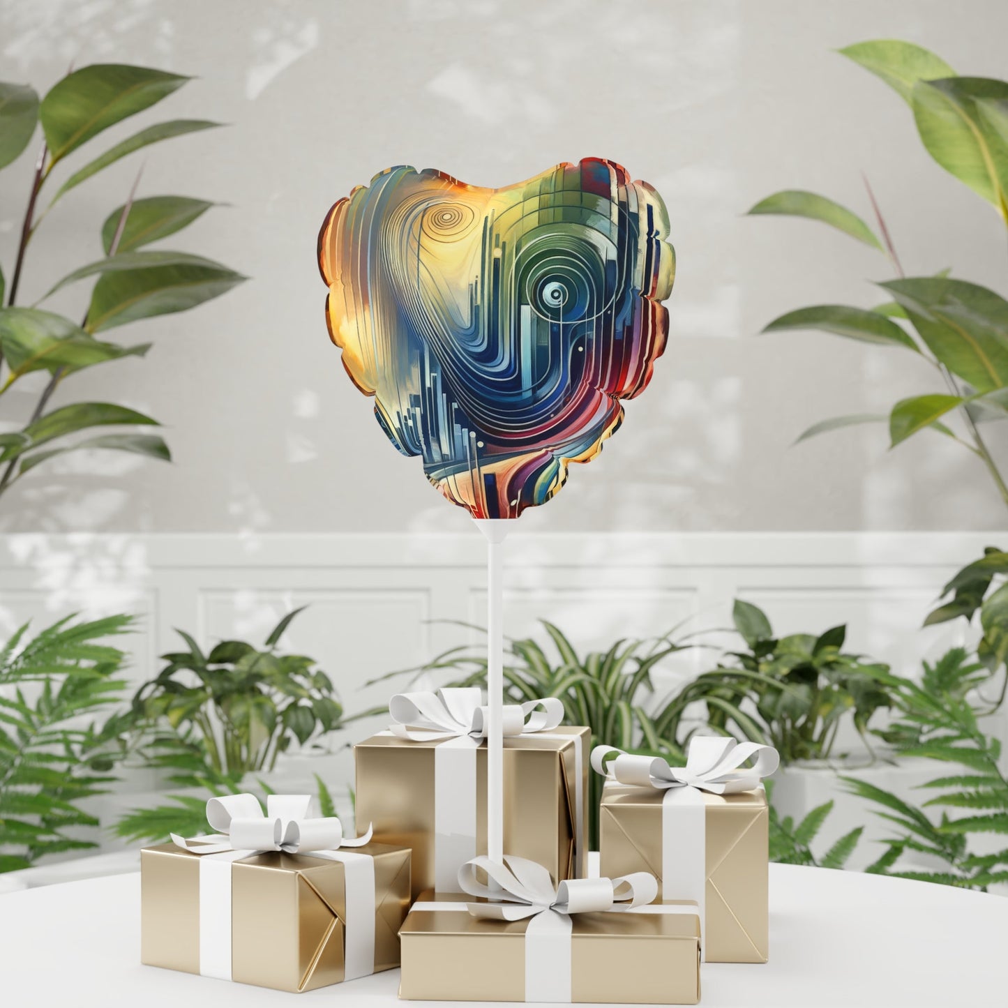 Effort Amplifies Outcome Balloon (Round and Heart-shaped), 11" - ATUH.ART