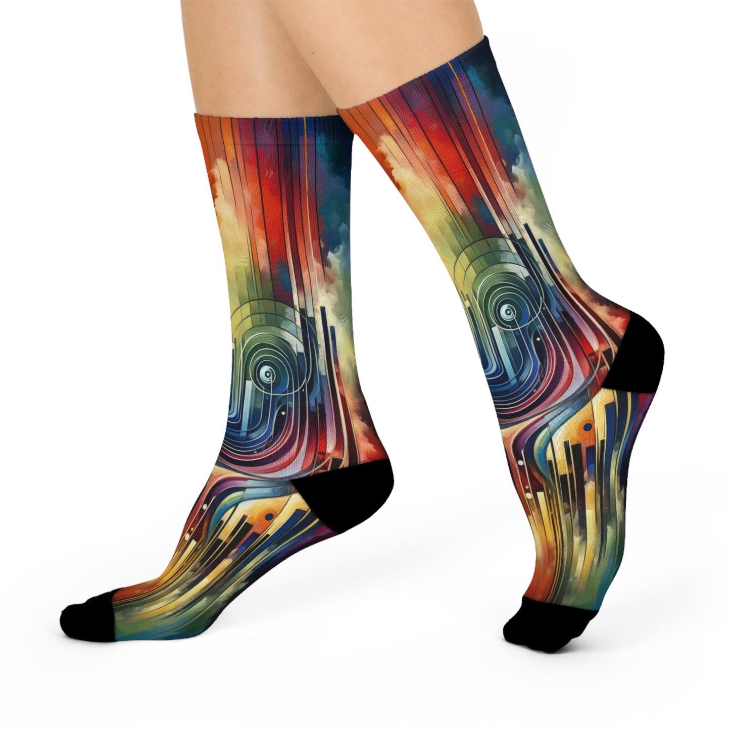Effort Amplifies Outcome Cushioned Crew Socks - ATUH.ART